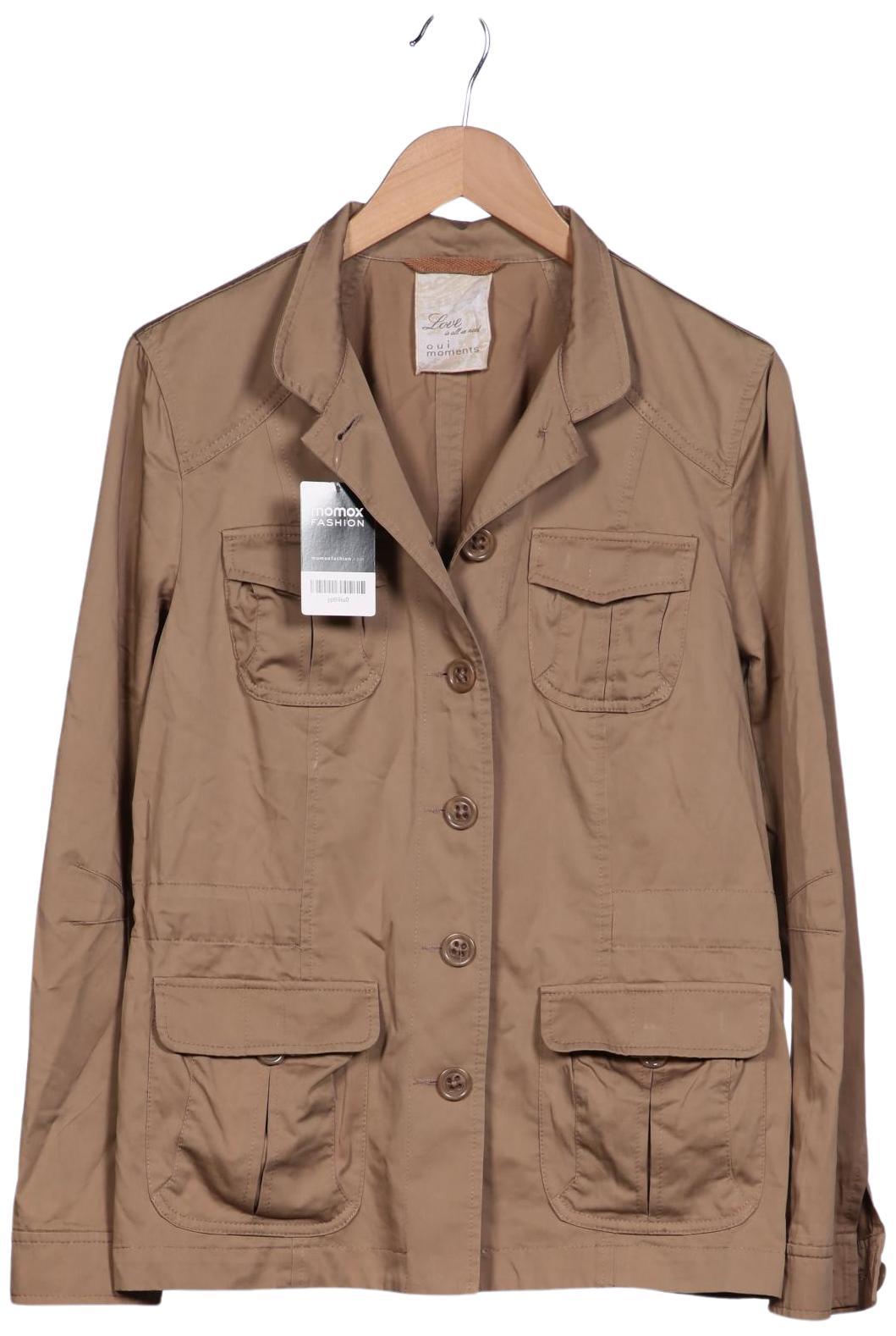 

Oui Damen Jacke, beige, Gr. 40