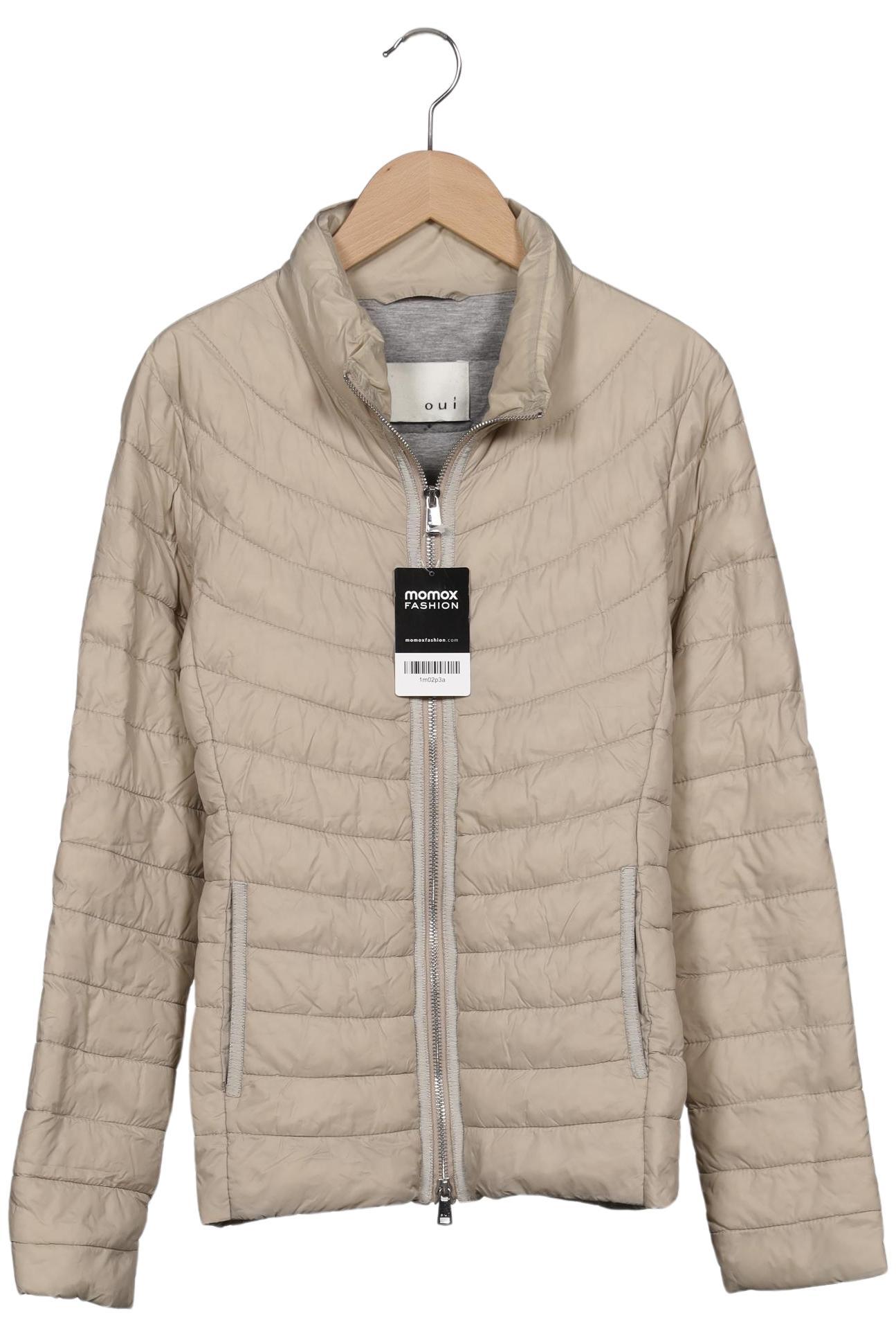 

Oui Damen Jacke, beige, Gr. 34
