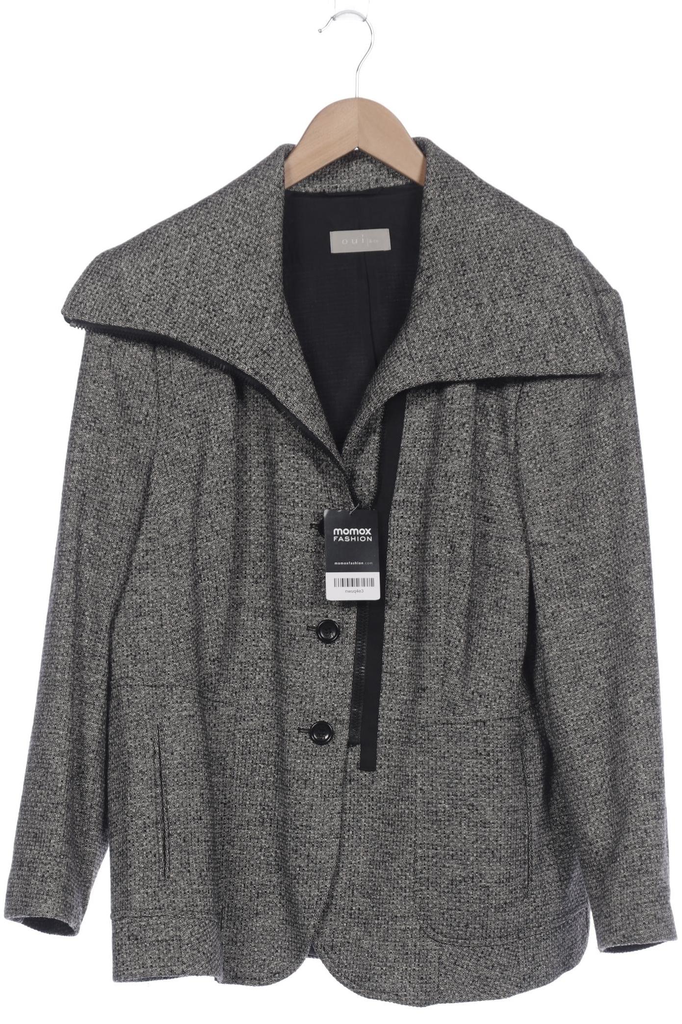 

Oui Damen Jacke, grau, Gr. 46