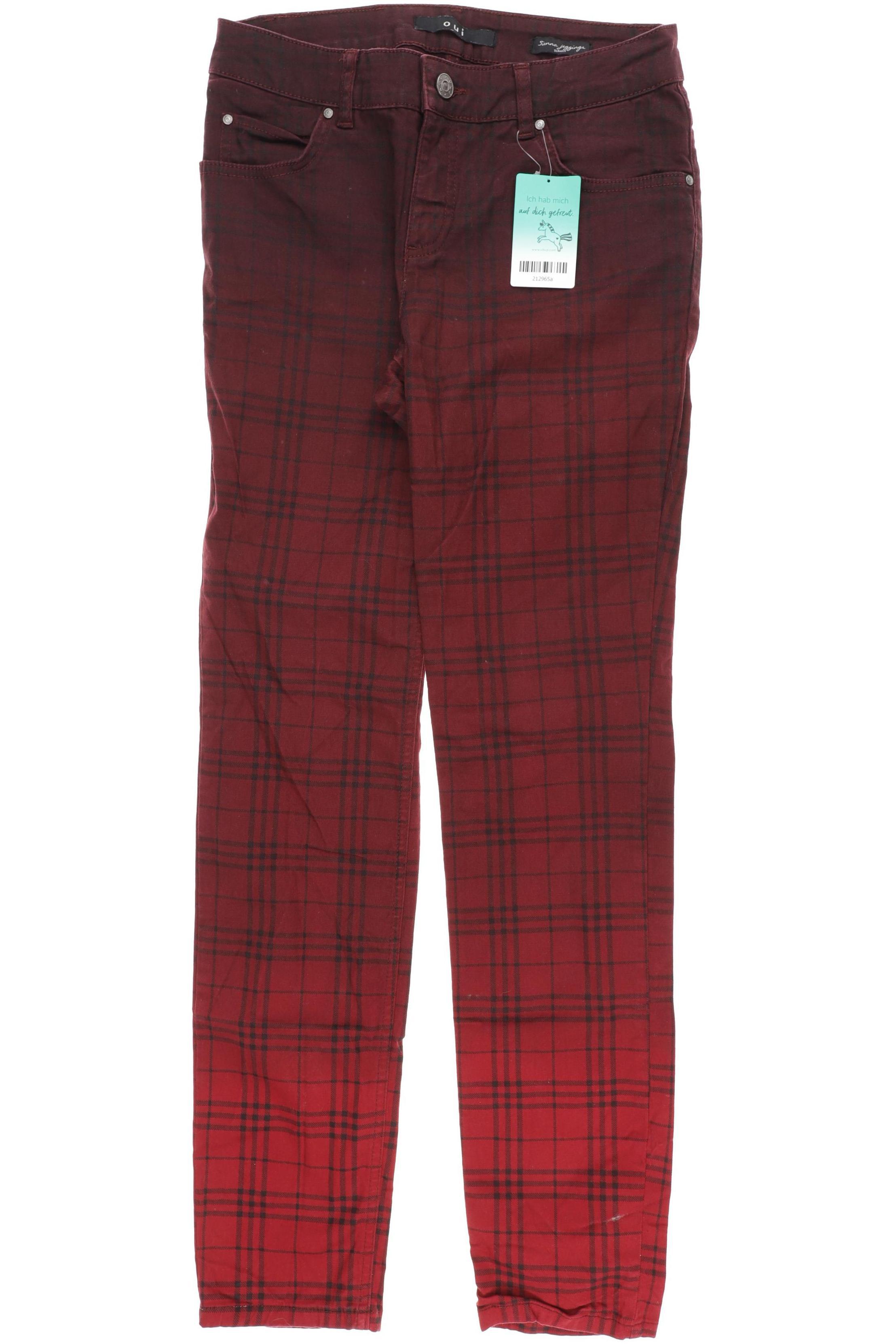 

Oui Damen Jeans, rot, Gr. 38