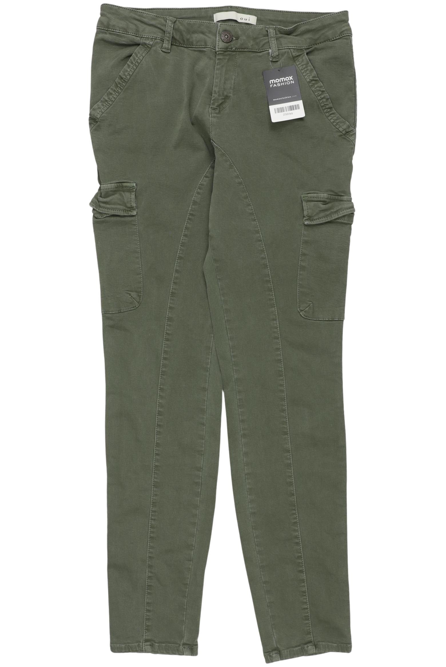 

Oui Damen Jeans, grün, Gr. 38