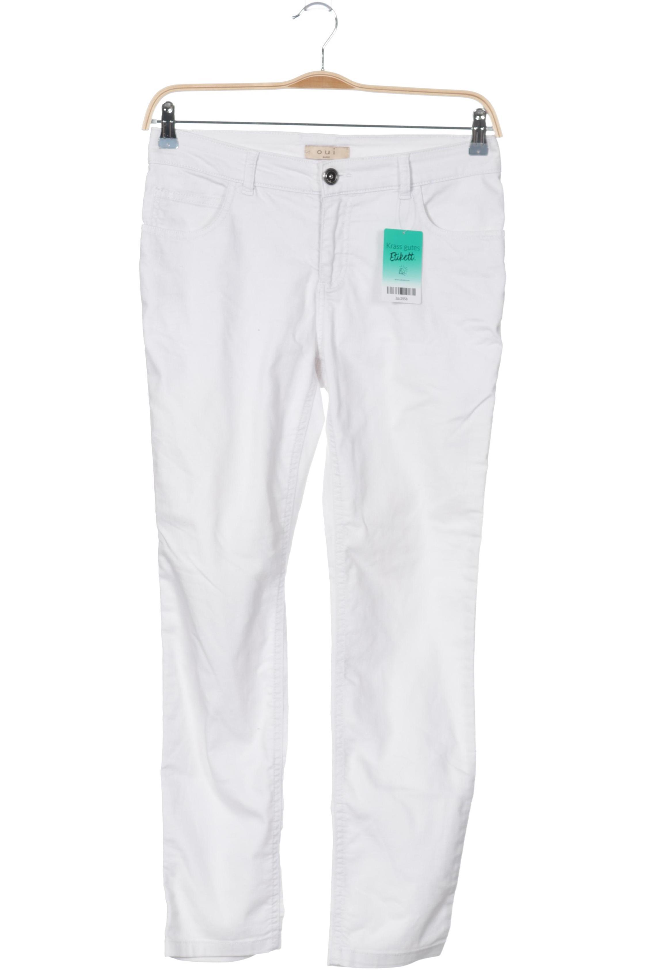 

Oui Damen Jeans, weiß, Gr. 40
