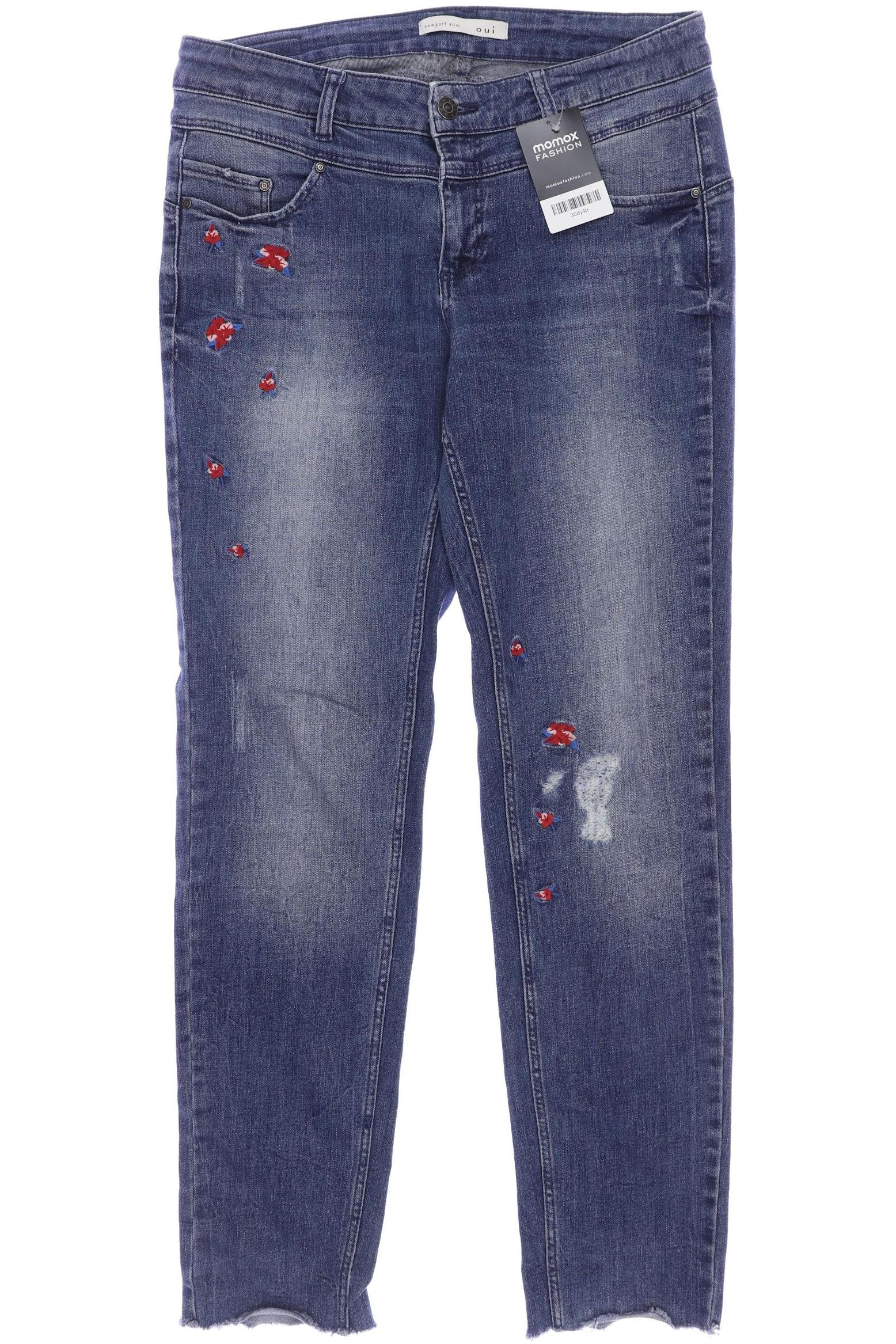 

Oui Damen Jeans, blau