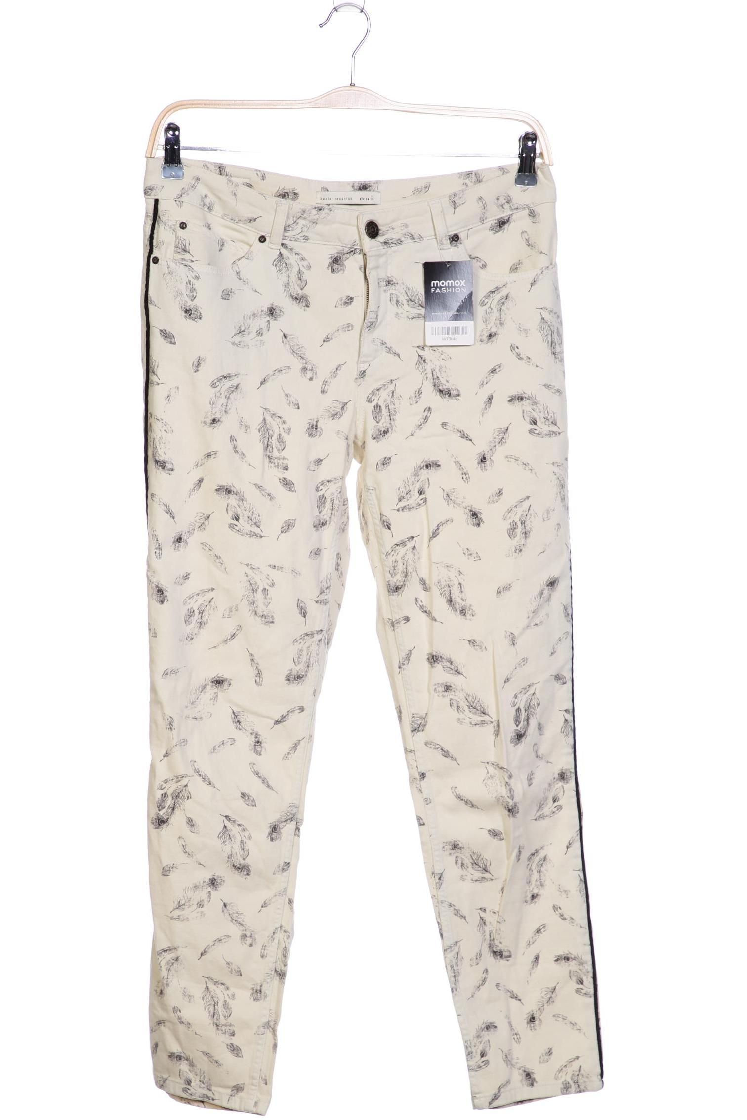 

Oui Damen Jeans, cremeweiß