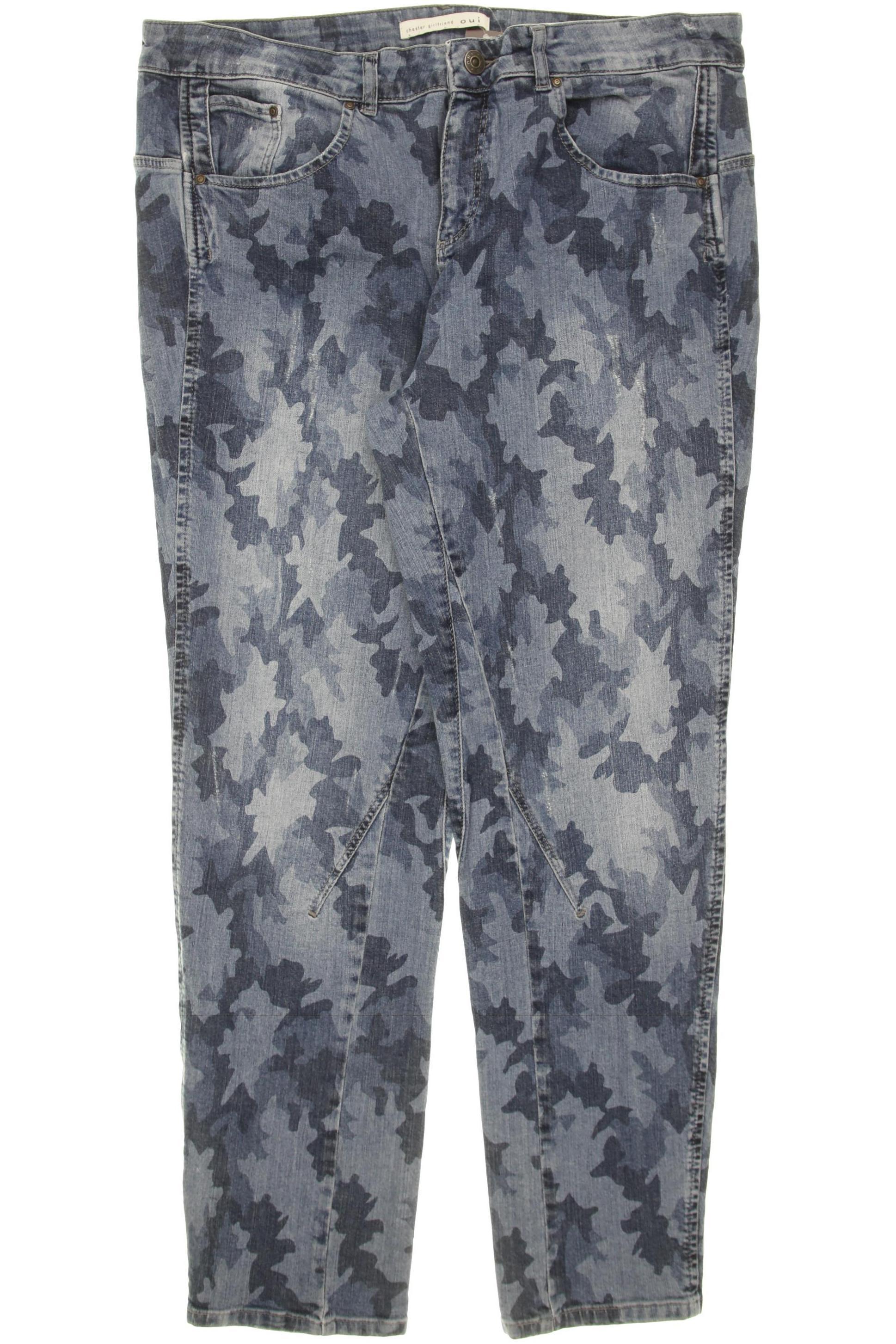 

Oui Damen Jeans, blau, Gr. 46