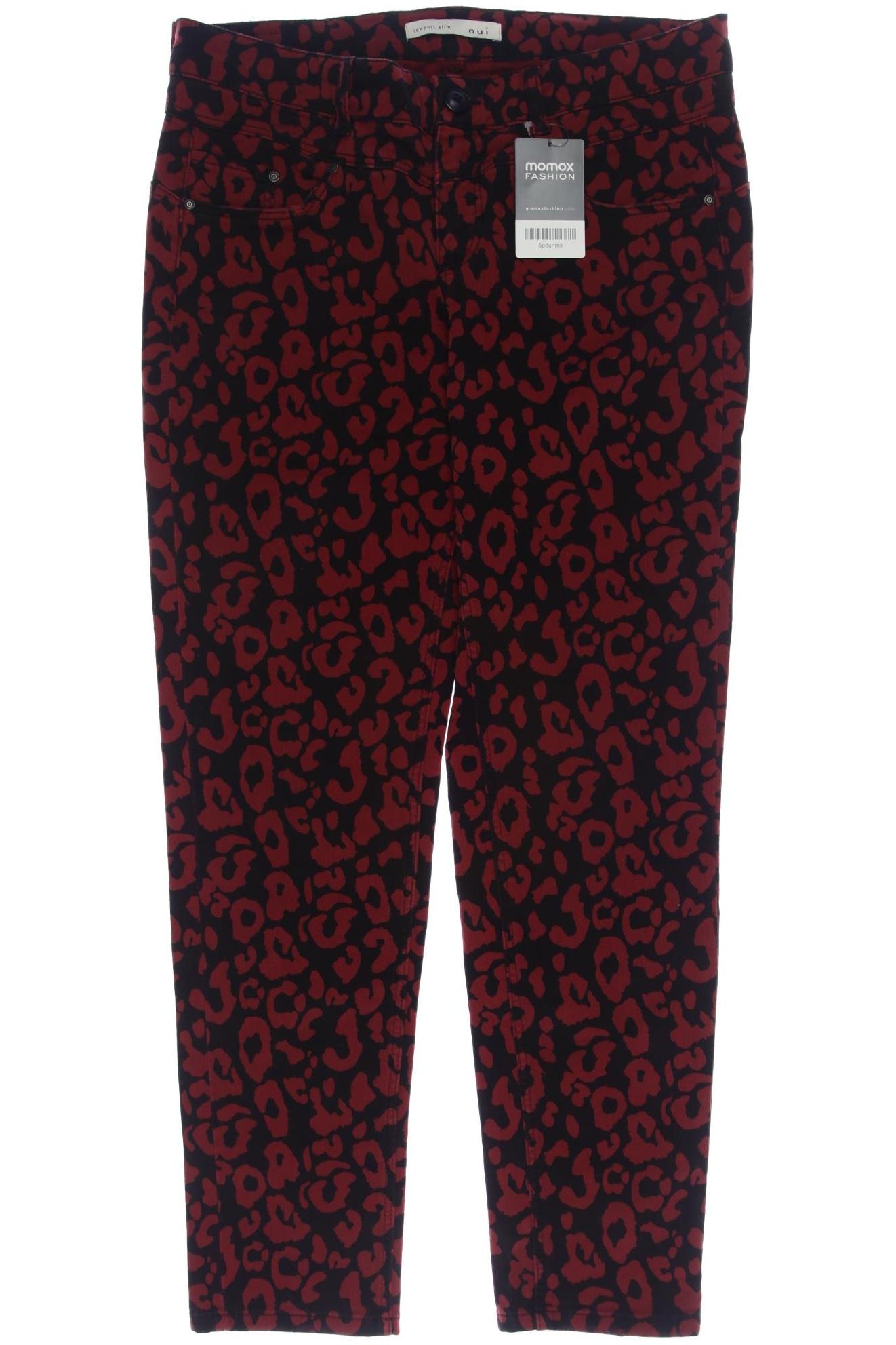 

Oui Damen Jeans, bordeaux, Gr. 40