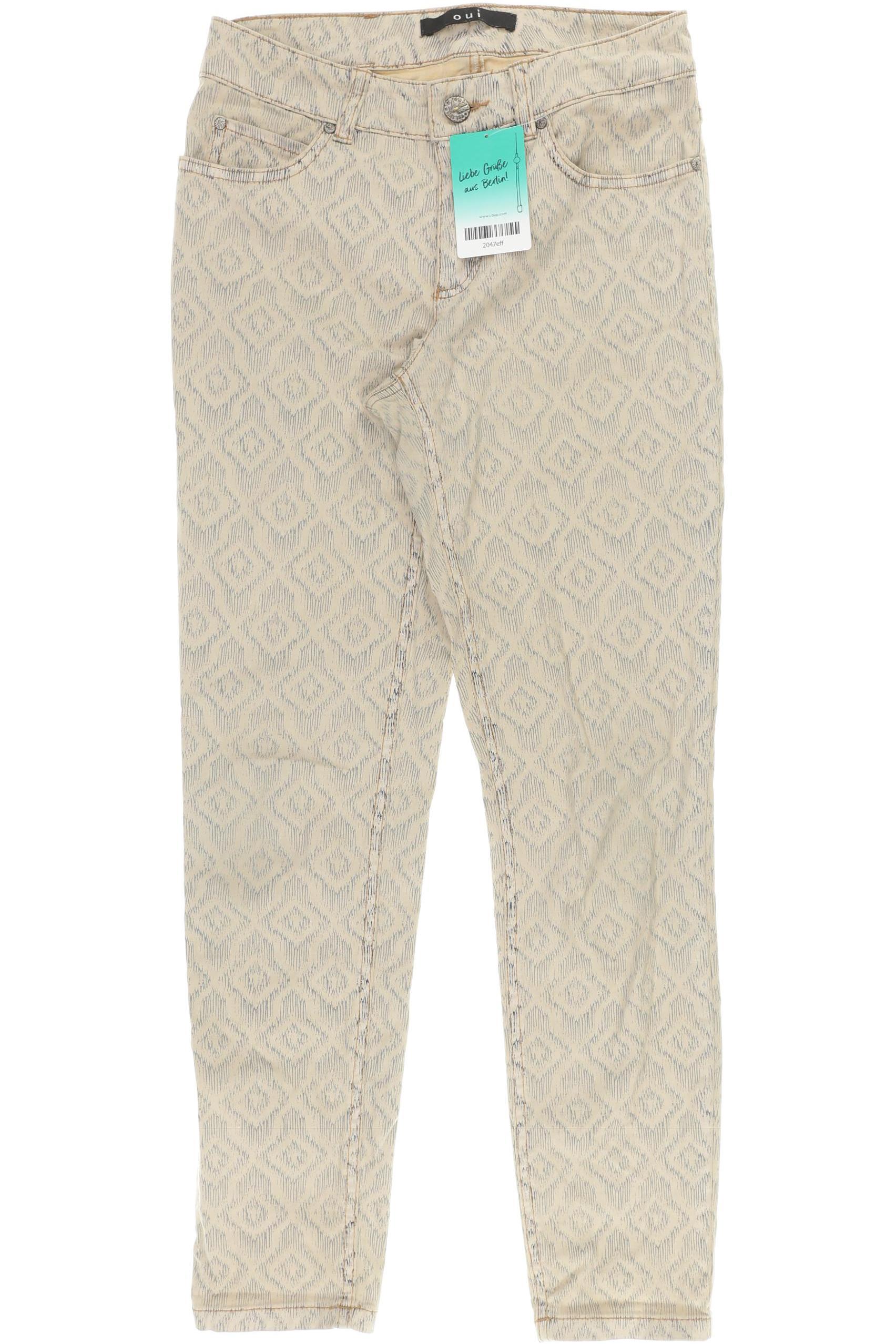 

Oui Damen Jeans, beige, Gr. 34