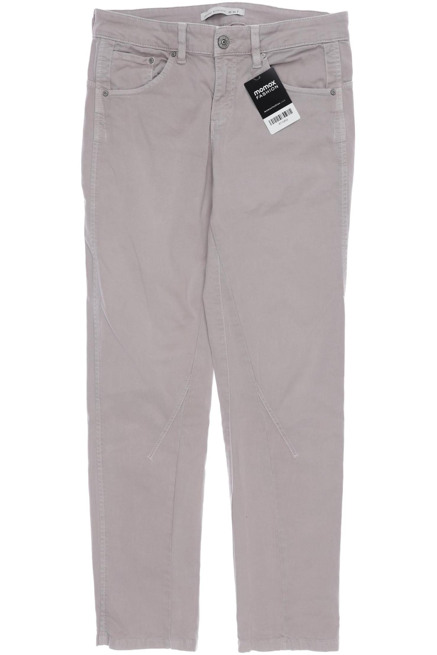 

Oui Damen Jeans, beige, Gr. 38