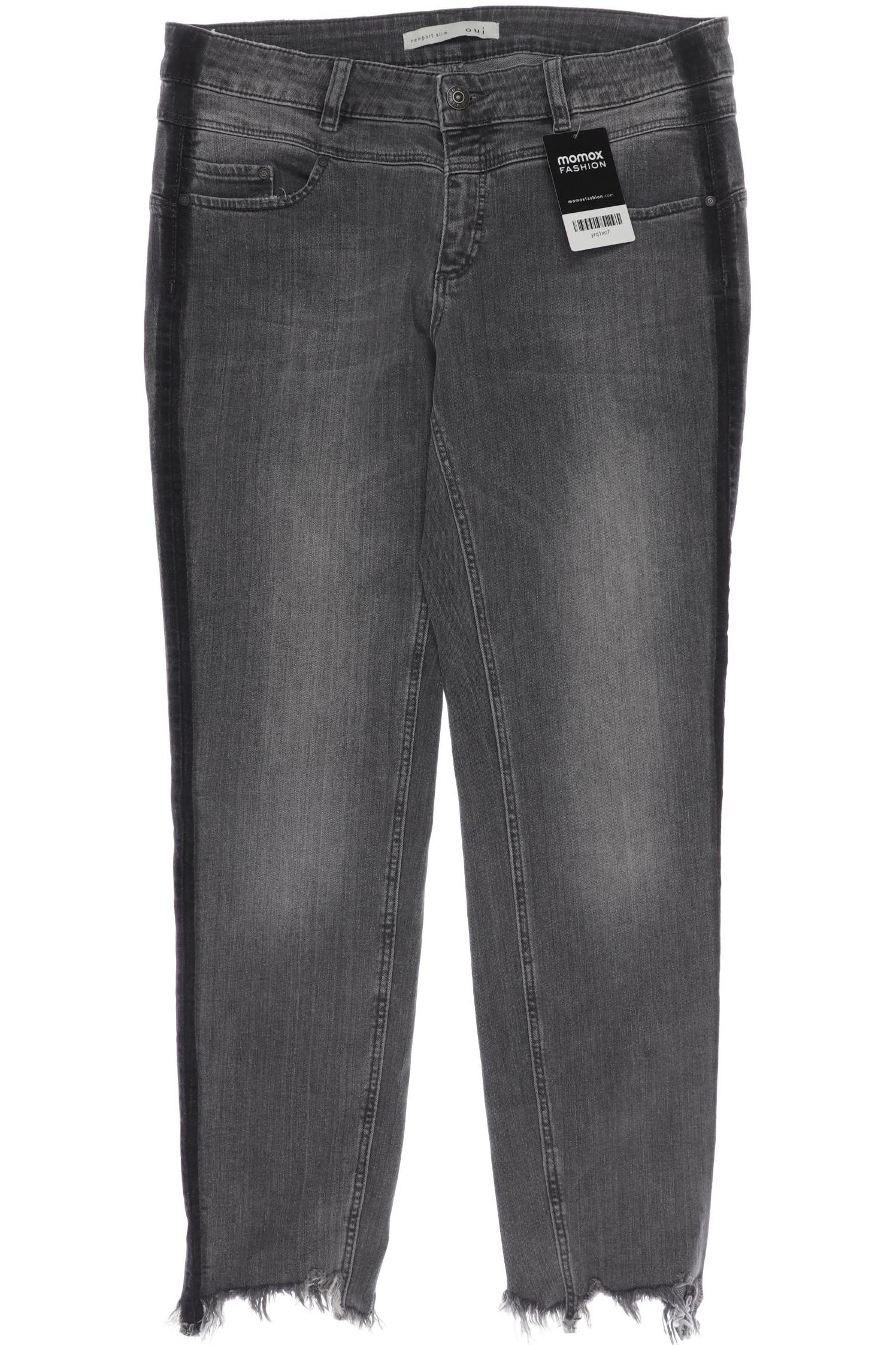

Oui Damen Jeans, grau, Gr. 40