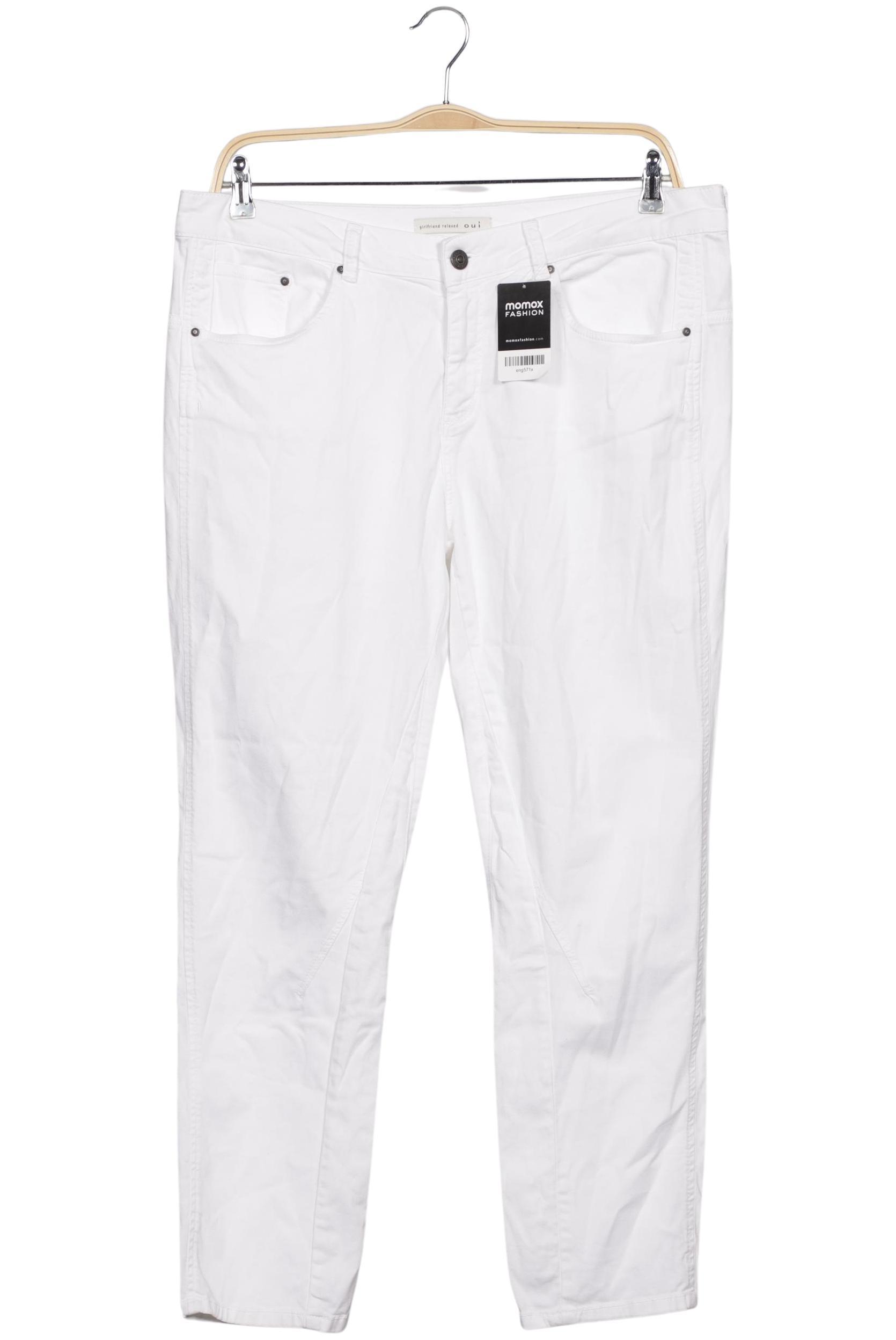 

Oui Damen Jeans, weiß, Gr. 44