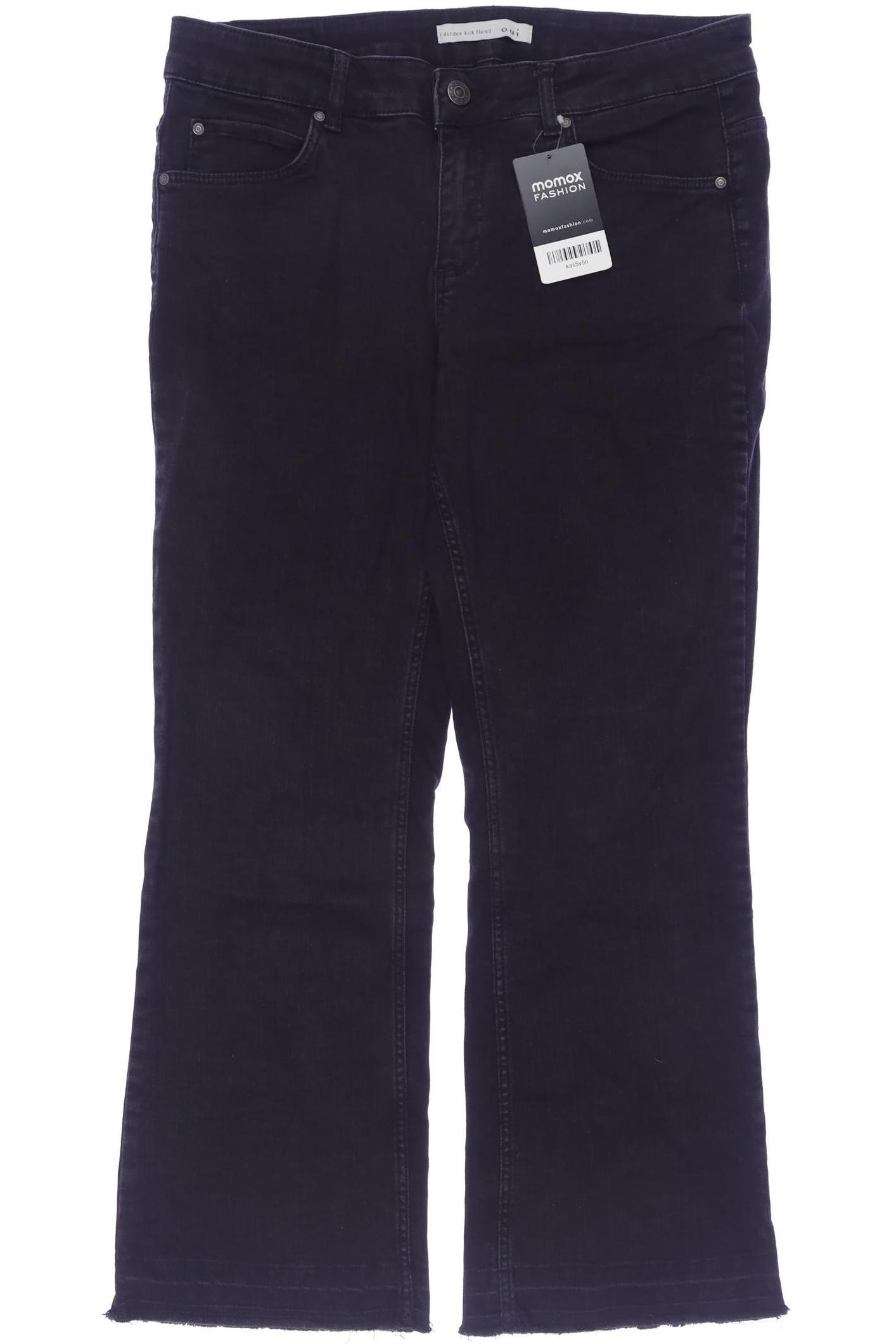 

Oui Damen Jeans, schwarz, Gr. 40