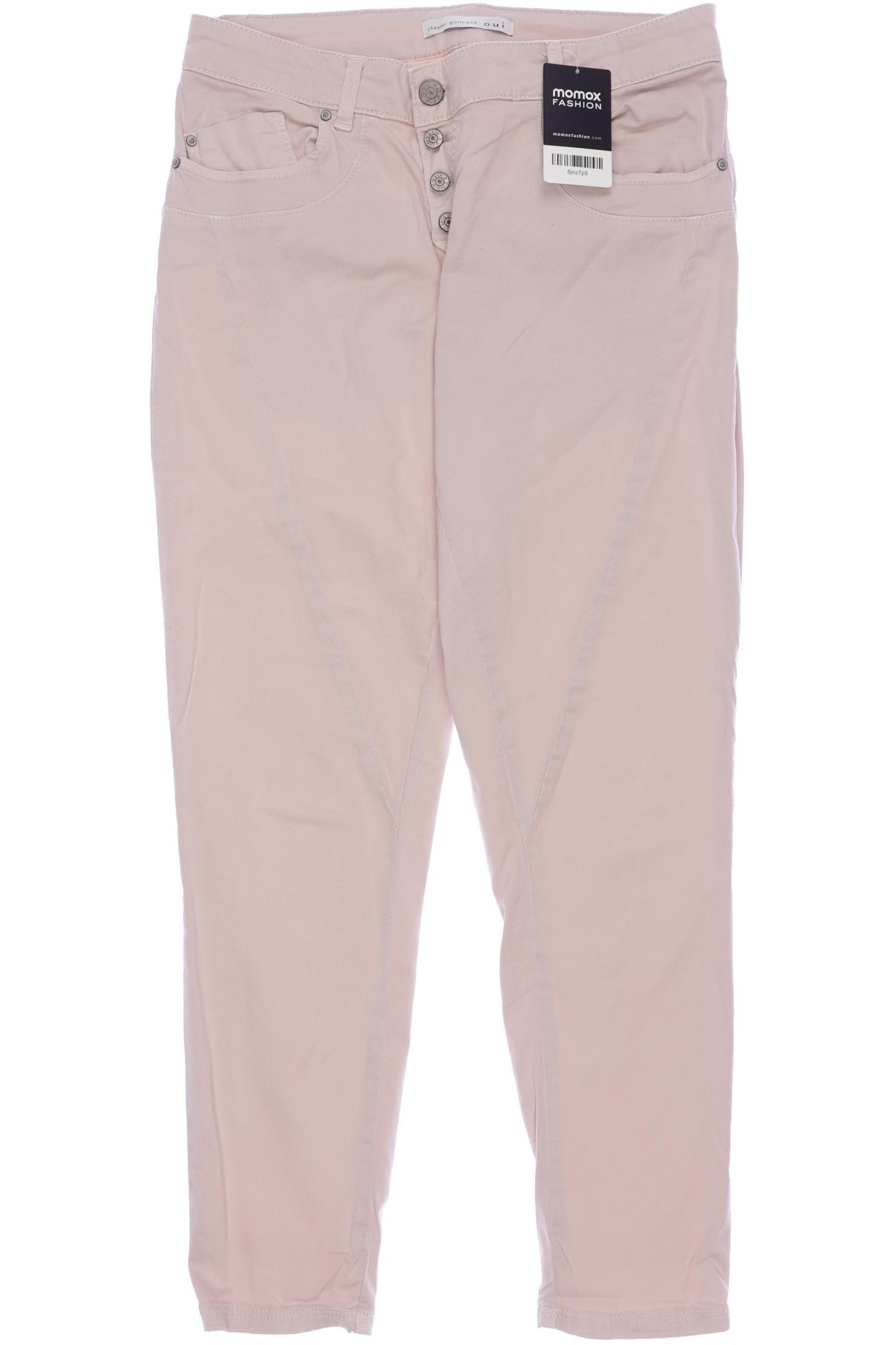 Thumbnail - Oui Damen Jeans, pink, Gr. 38