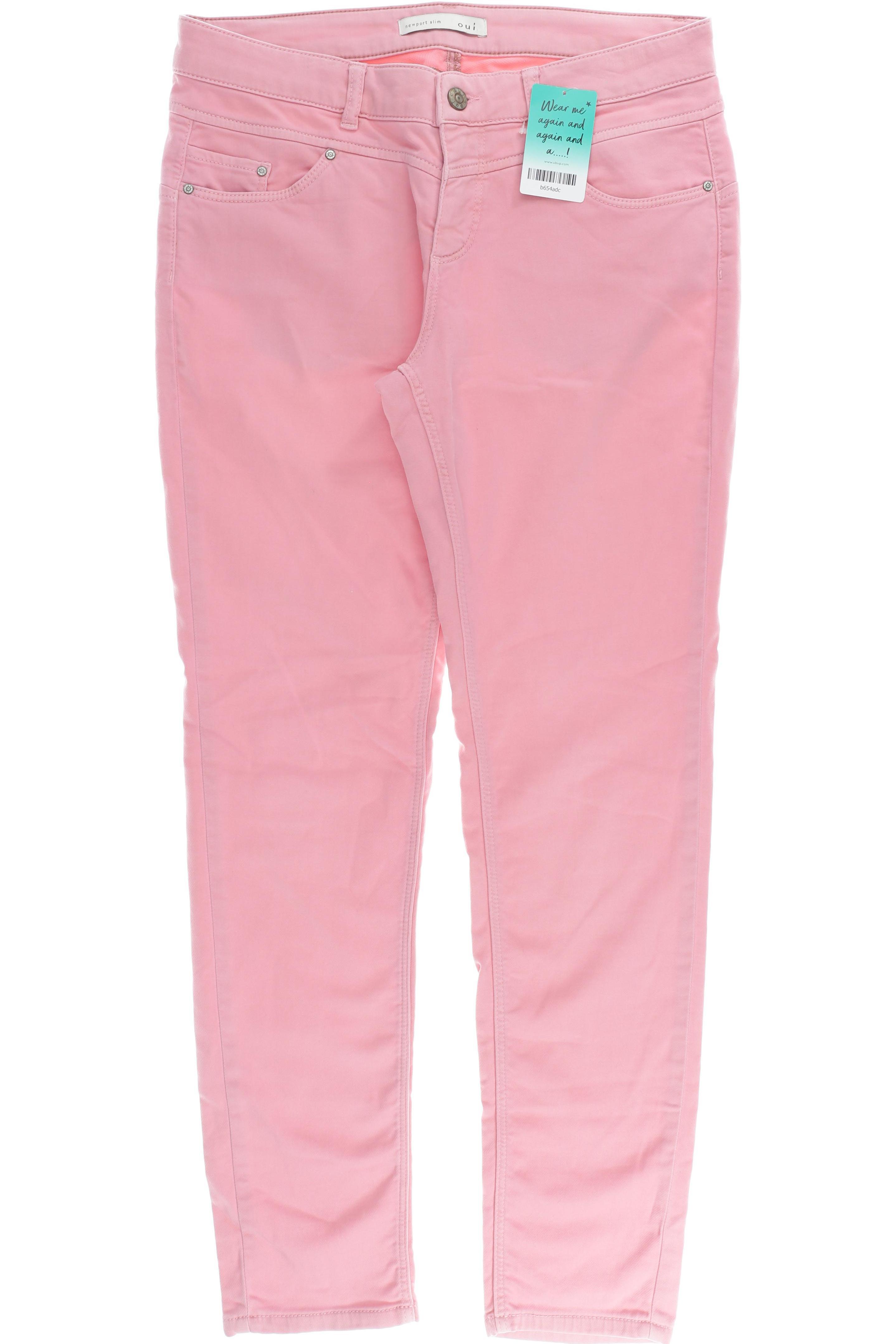 

Oui Damen Jeans, pink, Gr. 40