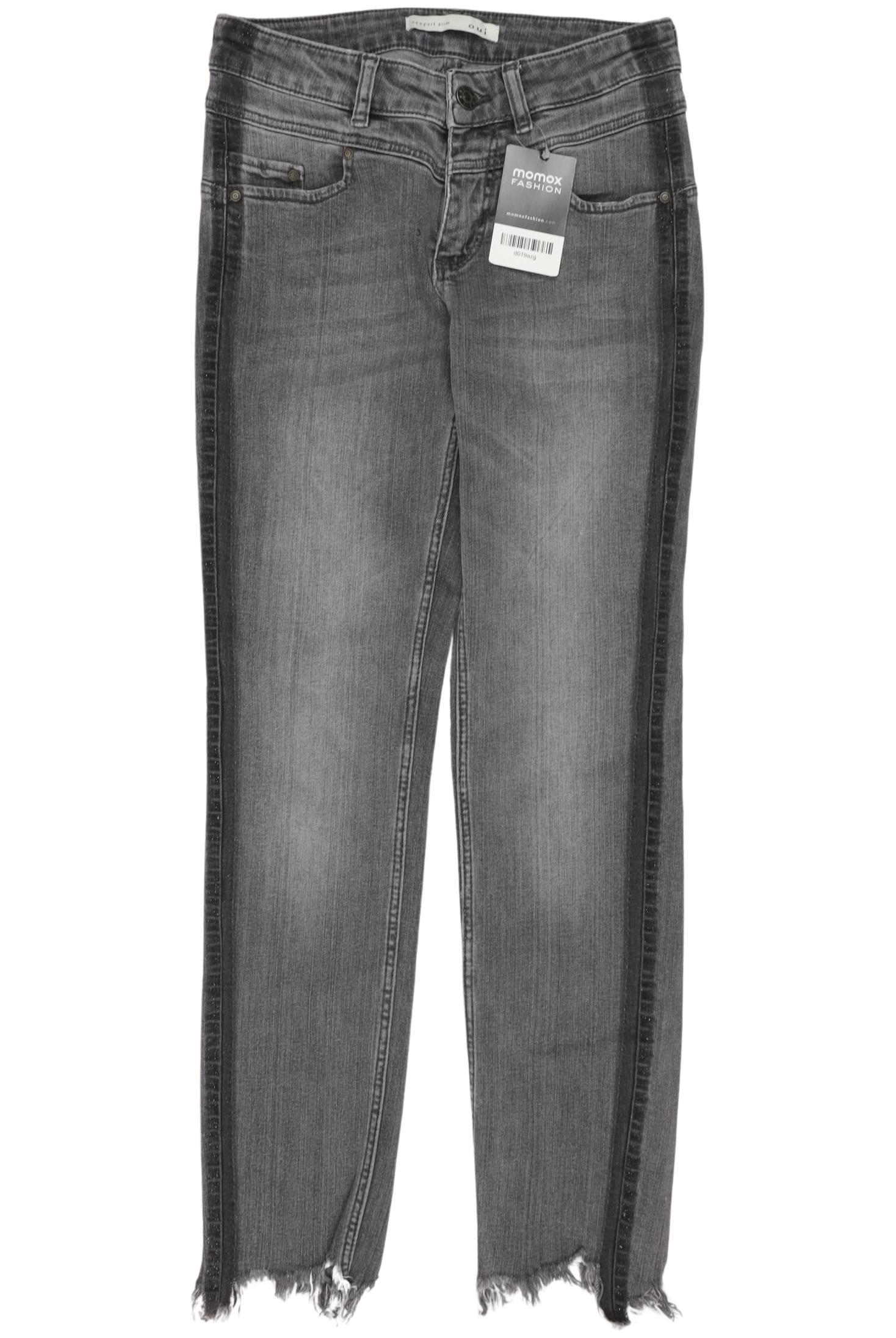 

Oui Damen Jeans, grau, Gr. 34