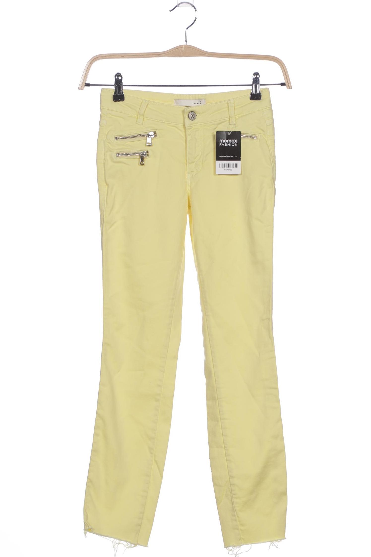 

Oui Damen Jeans, gelb, Gr. 34