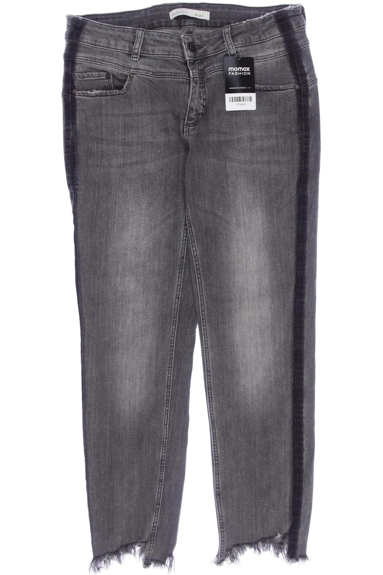 

Oui Damen Jeans, grau, Gr. 40