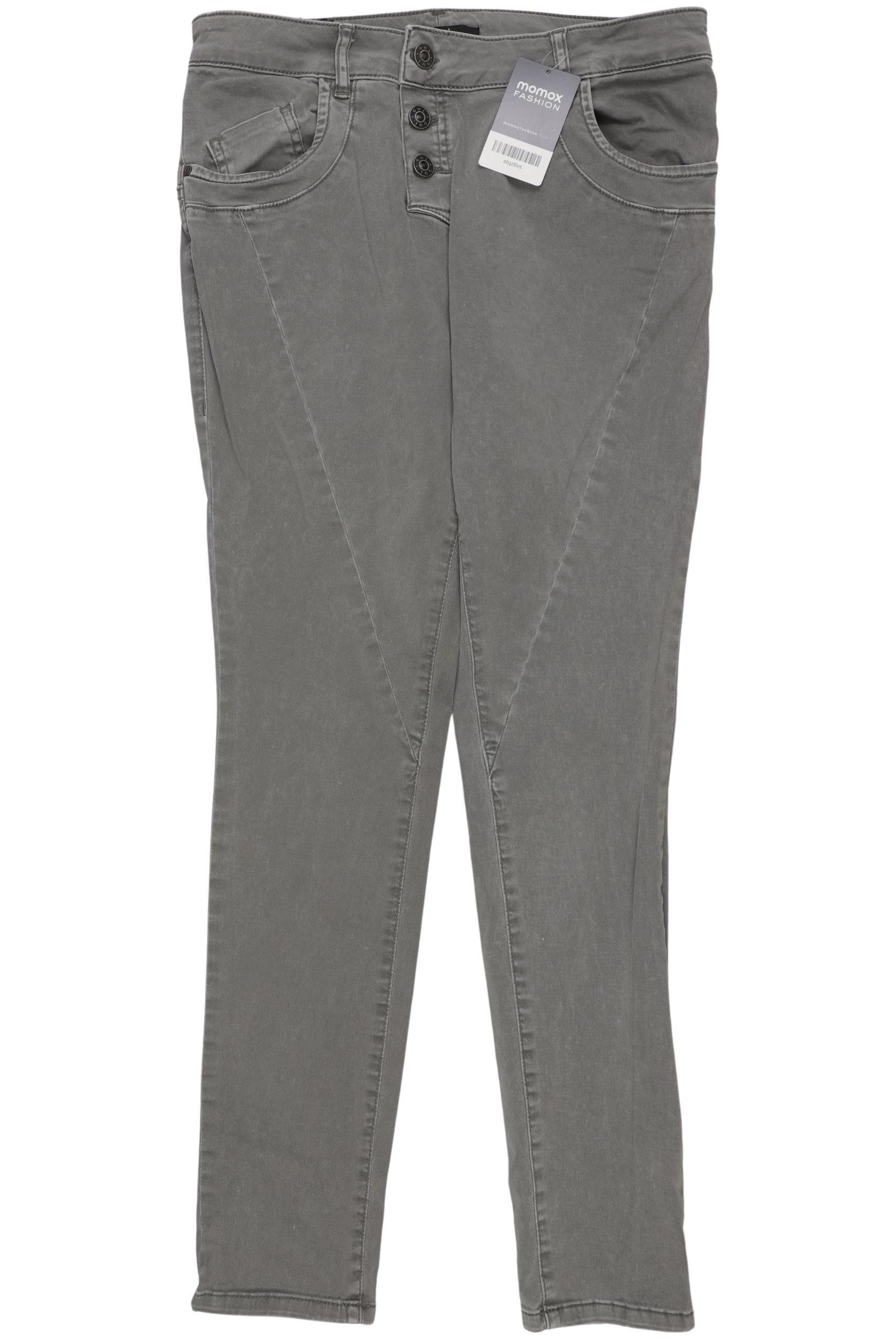 

Oui Damen Jeans, grau, Gr. 34