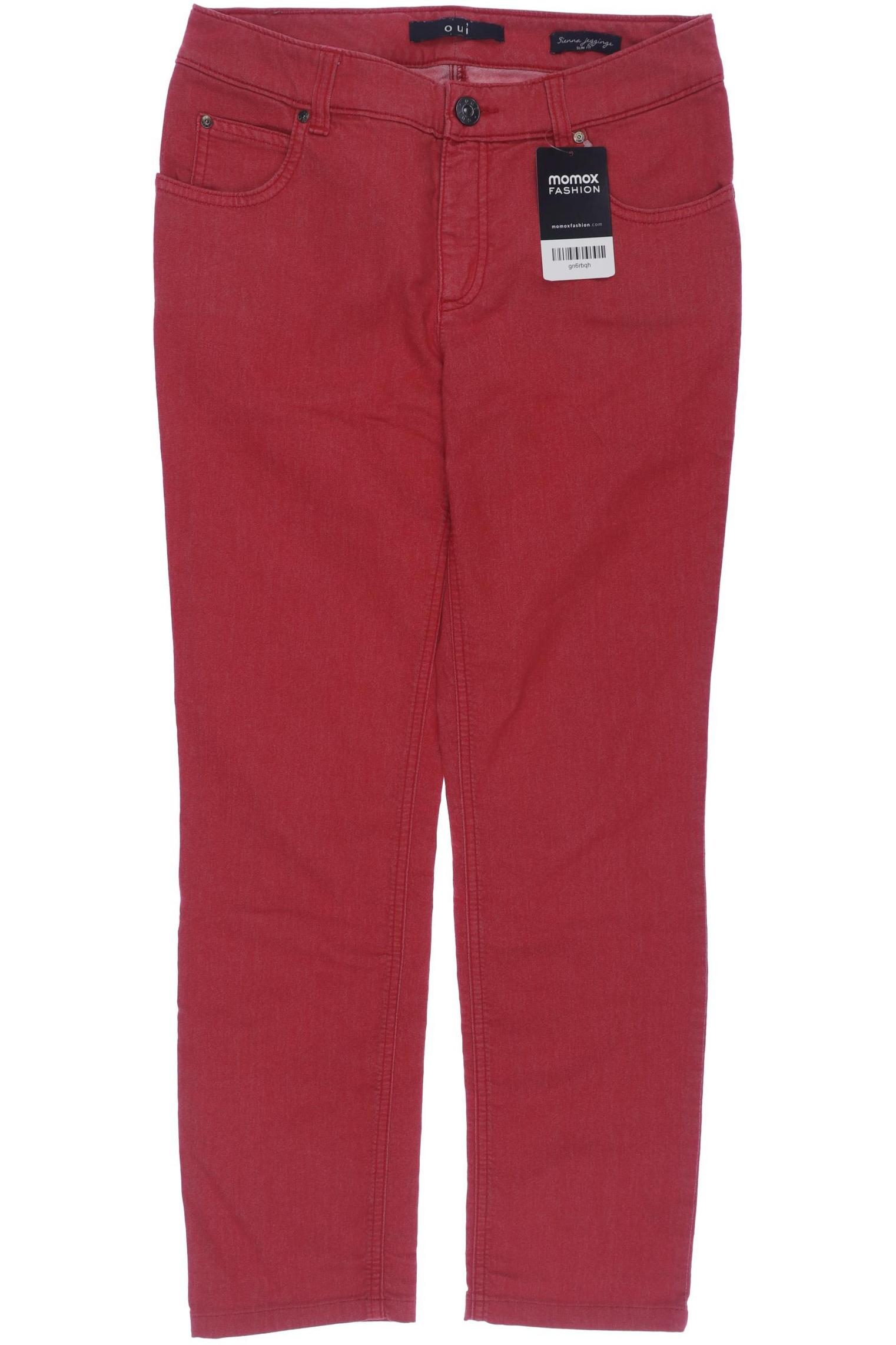 

Oui Damen Jeans, rot, Gr. 36