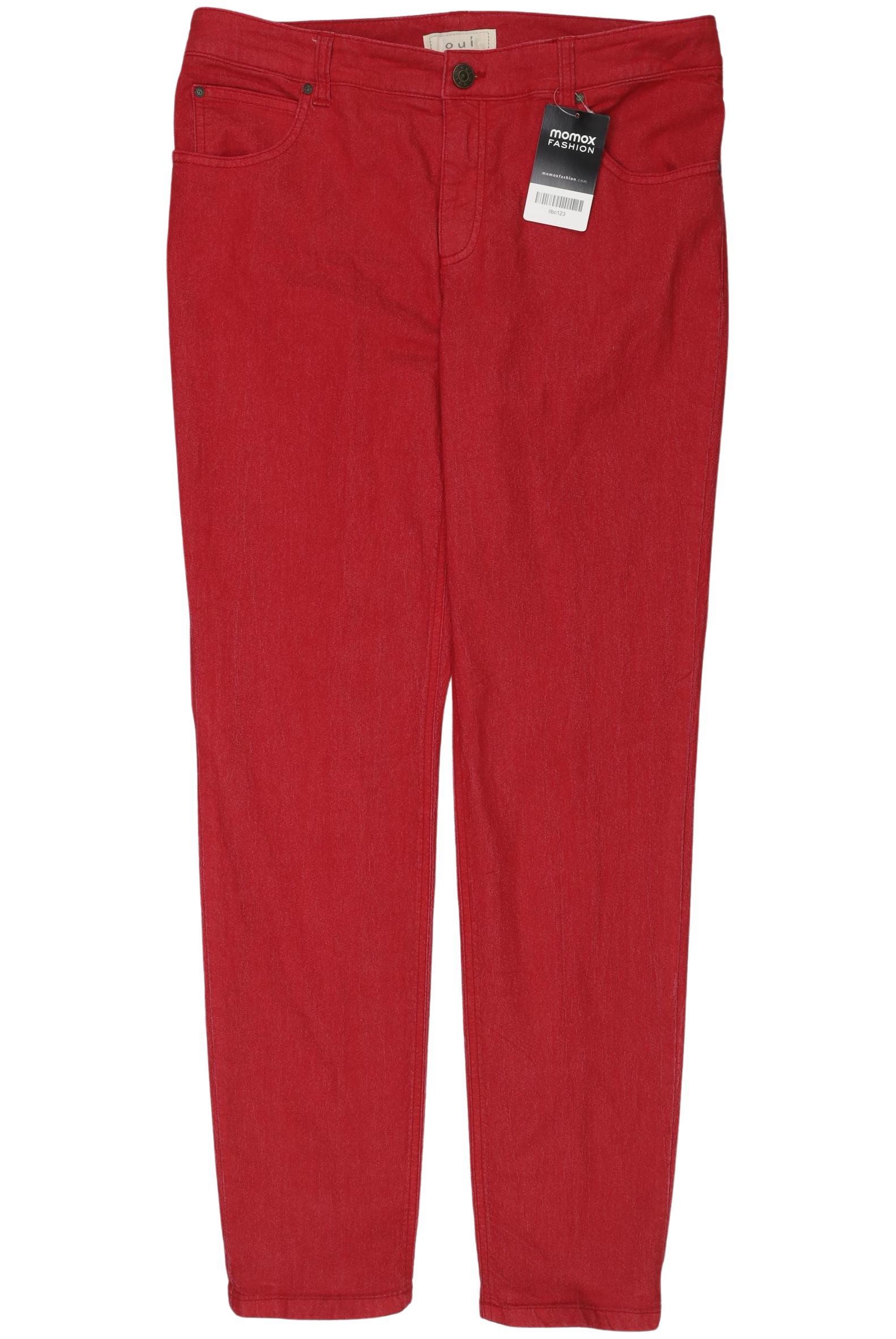 

Oui Damen Jeans, rot, Gr. 42