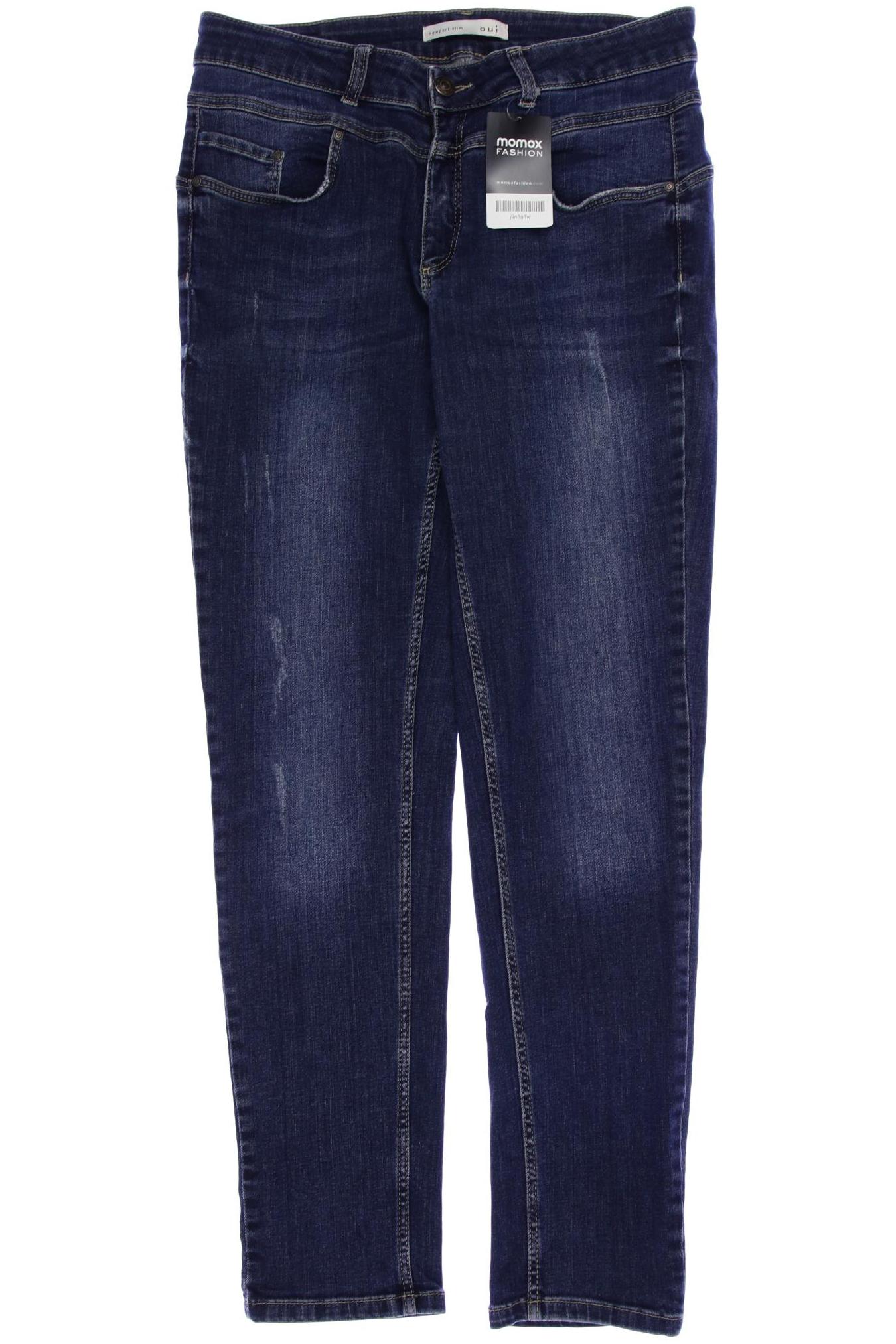 

Oui Damen Jeans, marineblau, Gr. 42