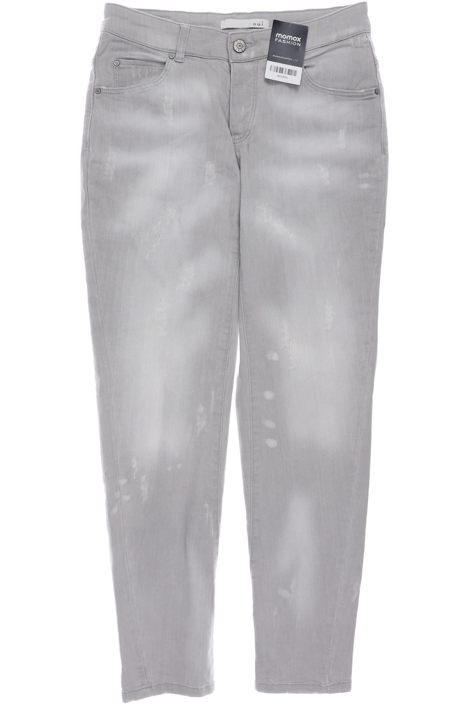

Oui Damen Jeans, grau