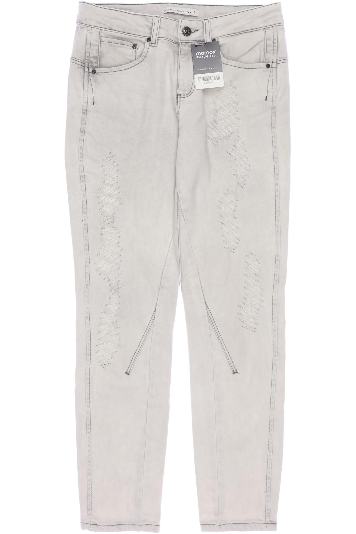 

Oui Damen Jeans, grau, Gr. 34