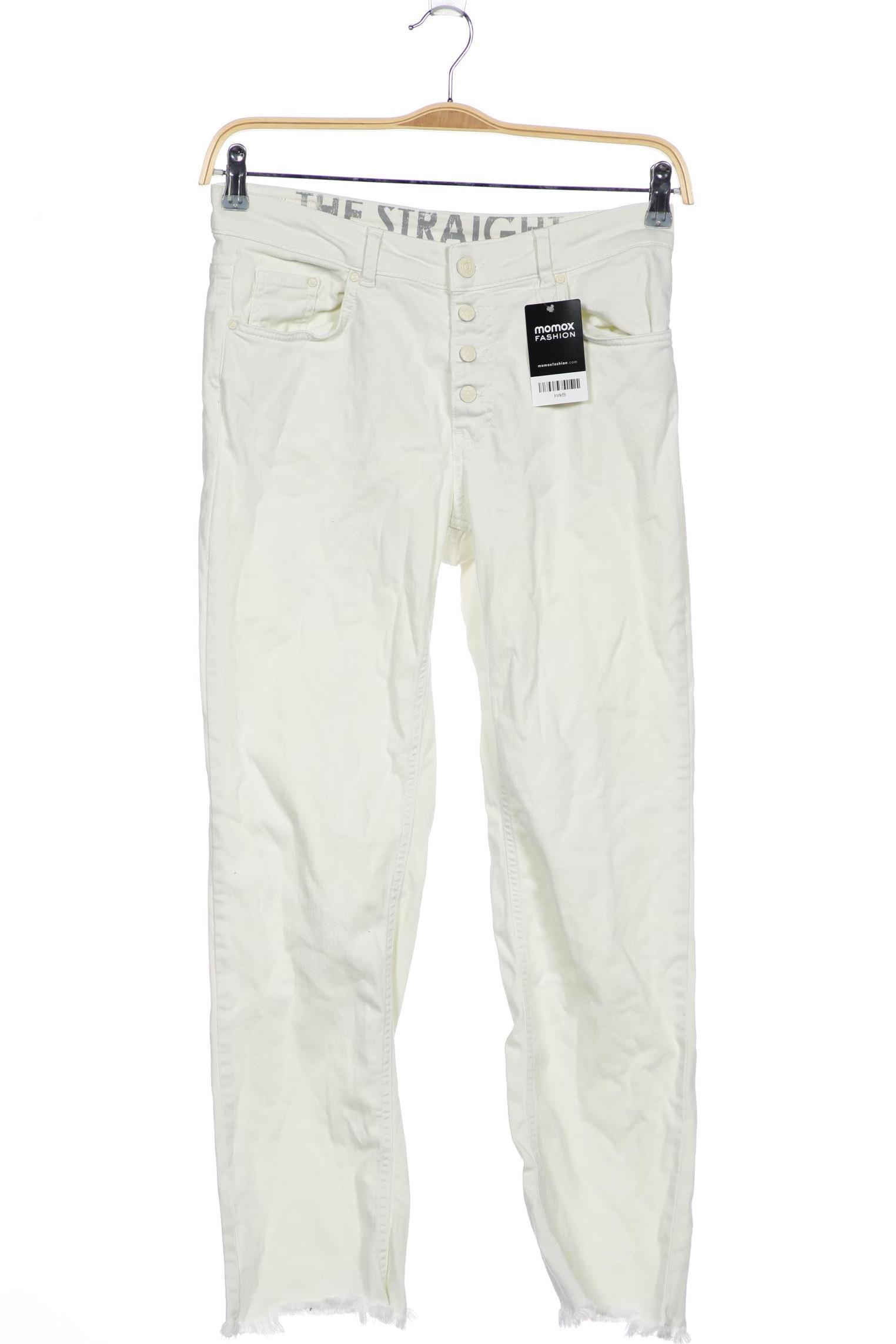 

Oui Damen Jeans, cremeweiß