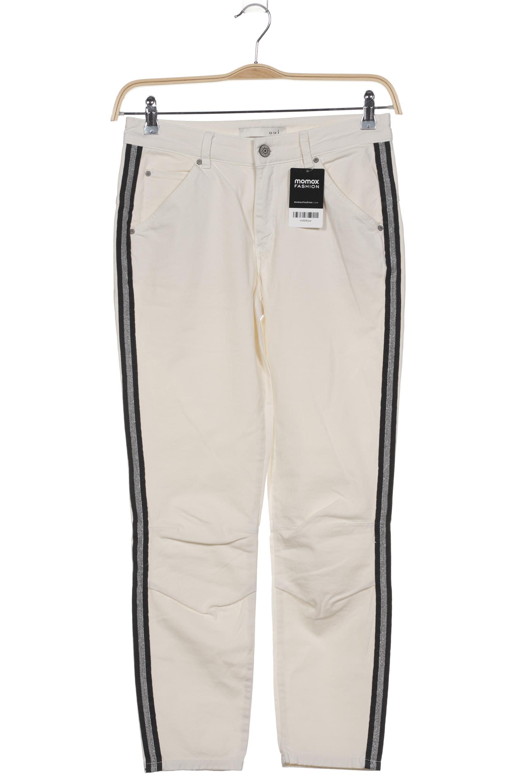 

Oui Damen Jeans, cremeweiß, Gr. 36