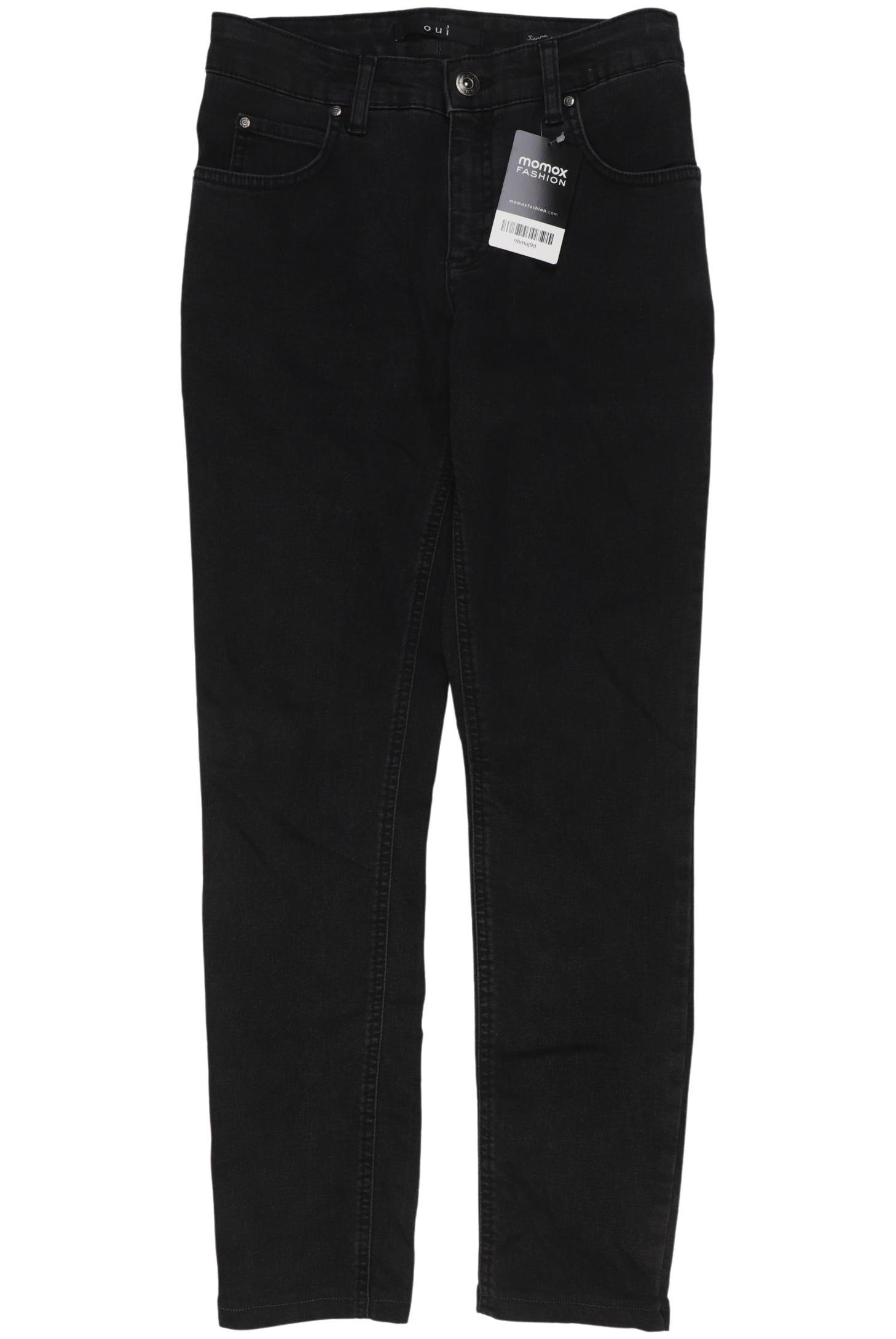 

Oui Damen Jeans, schwarz, Gr. 34