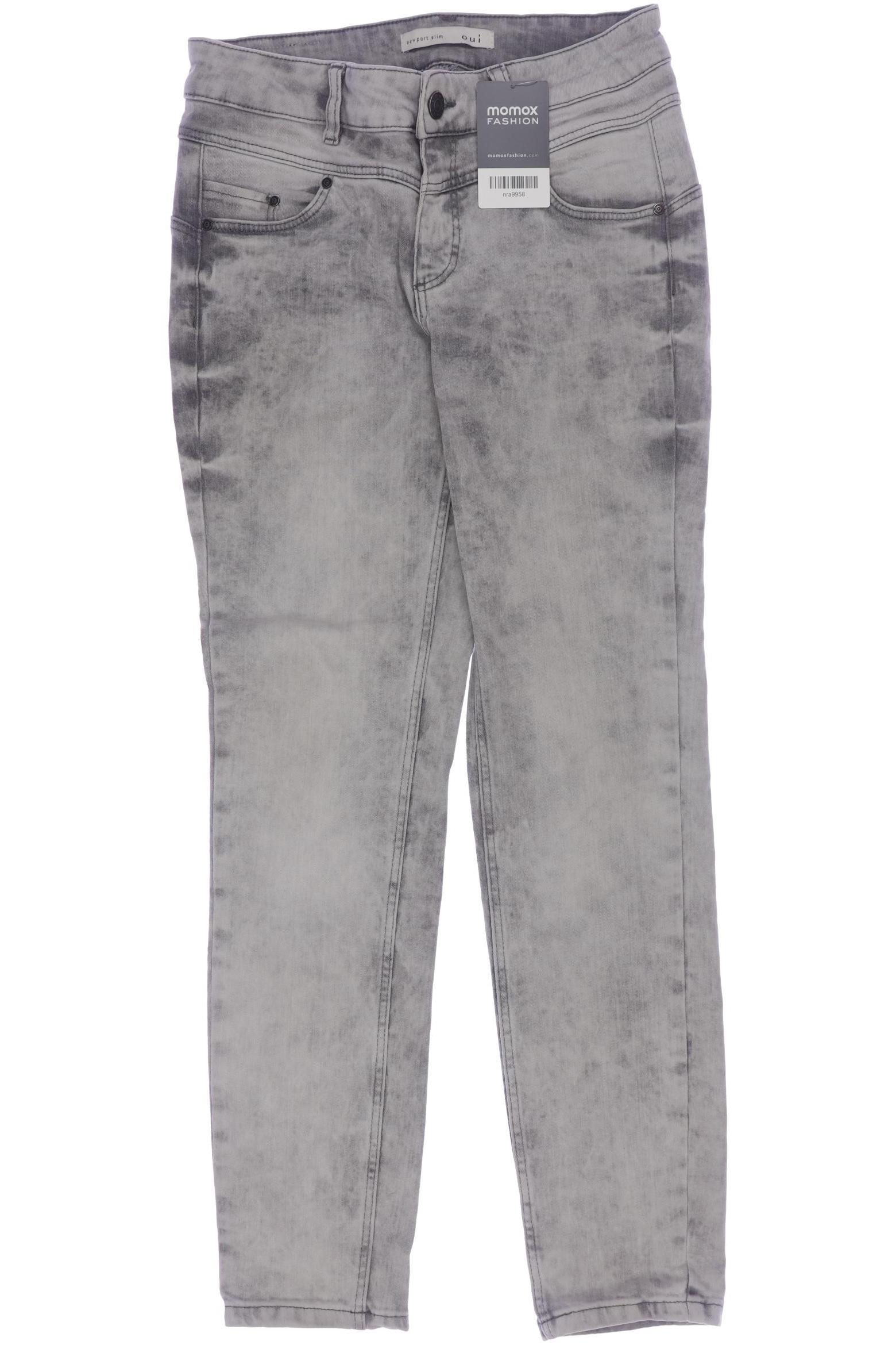 

Oui Damen Jeans, grau, Gr. 36