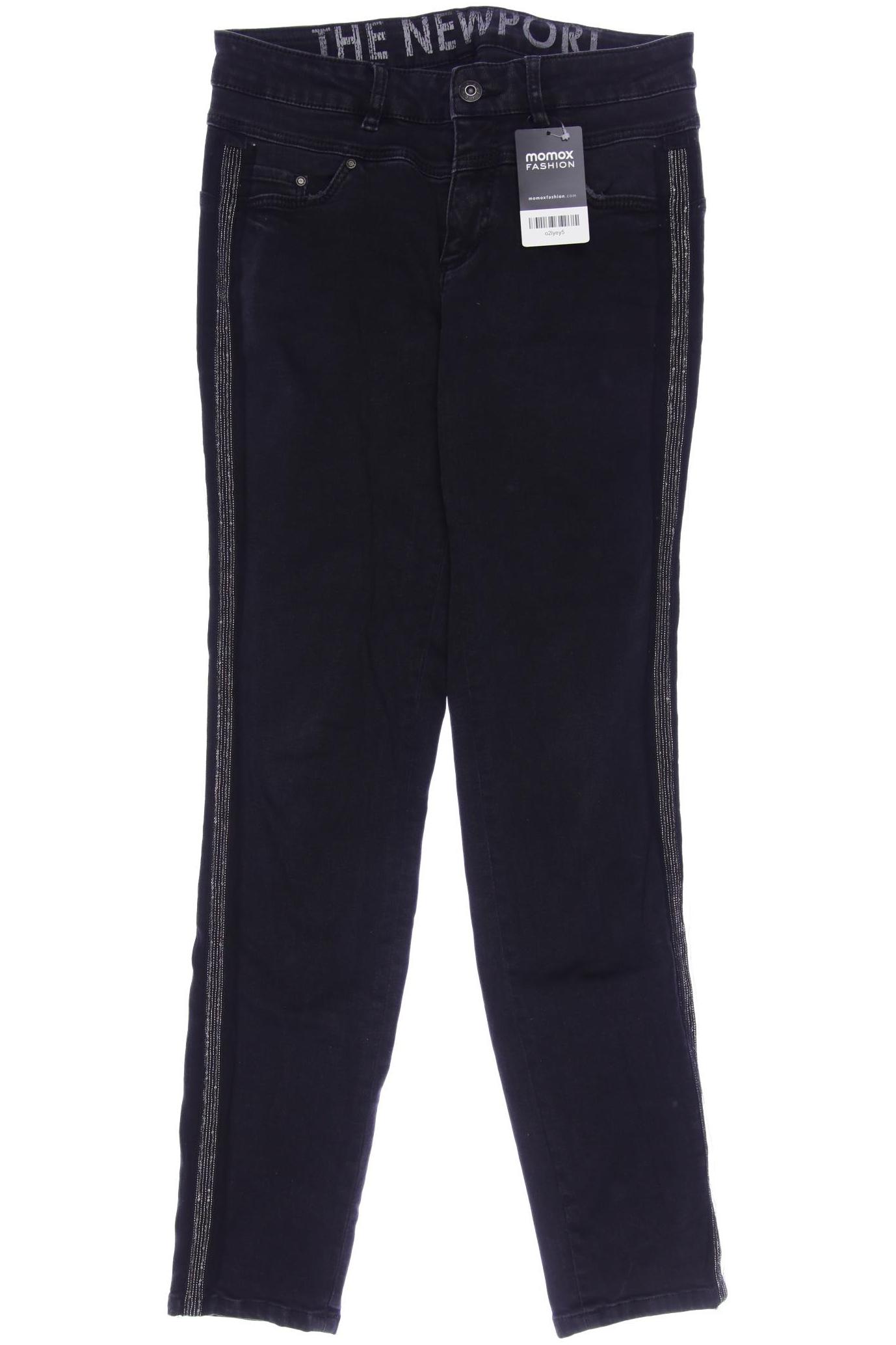 

Oui Damen Jeans, schwarz