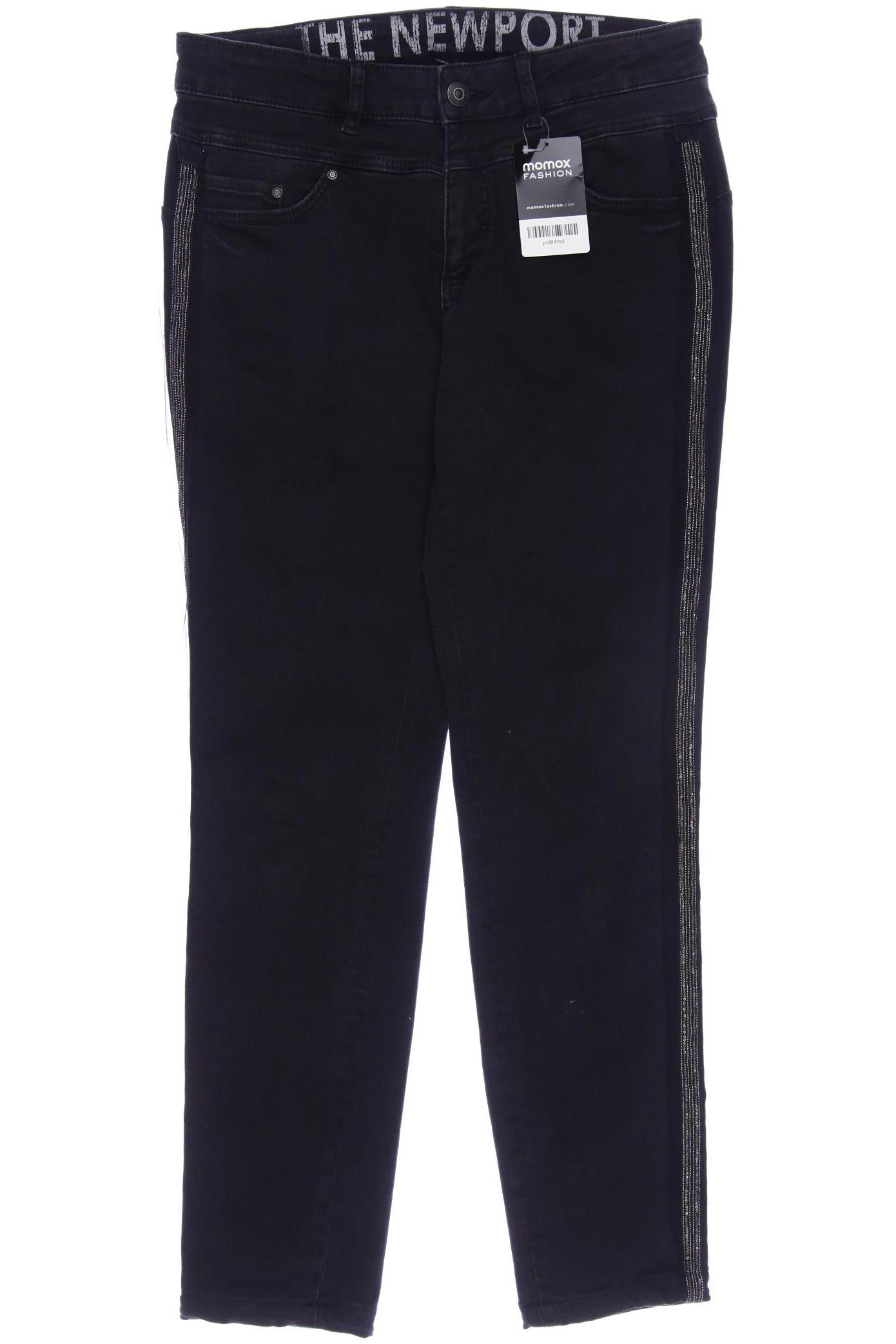 

Oui Damen Jeans, schwarz