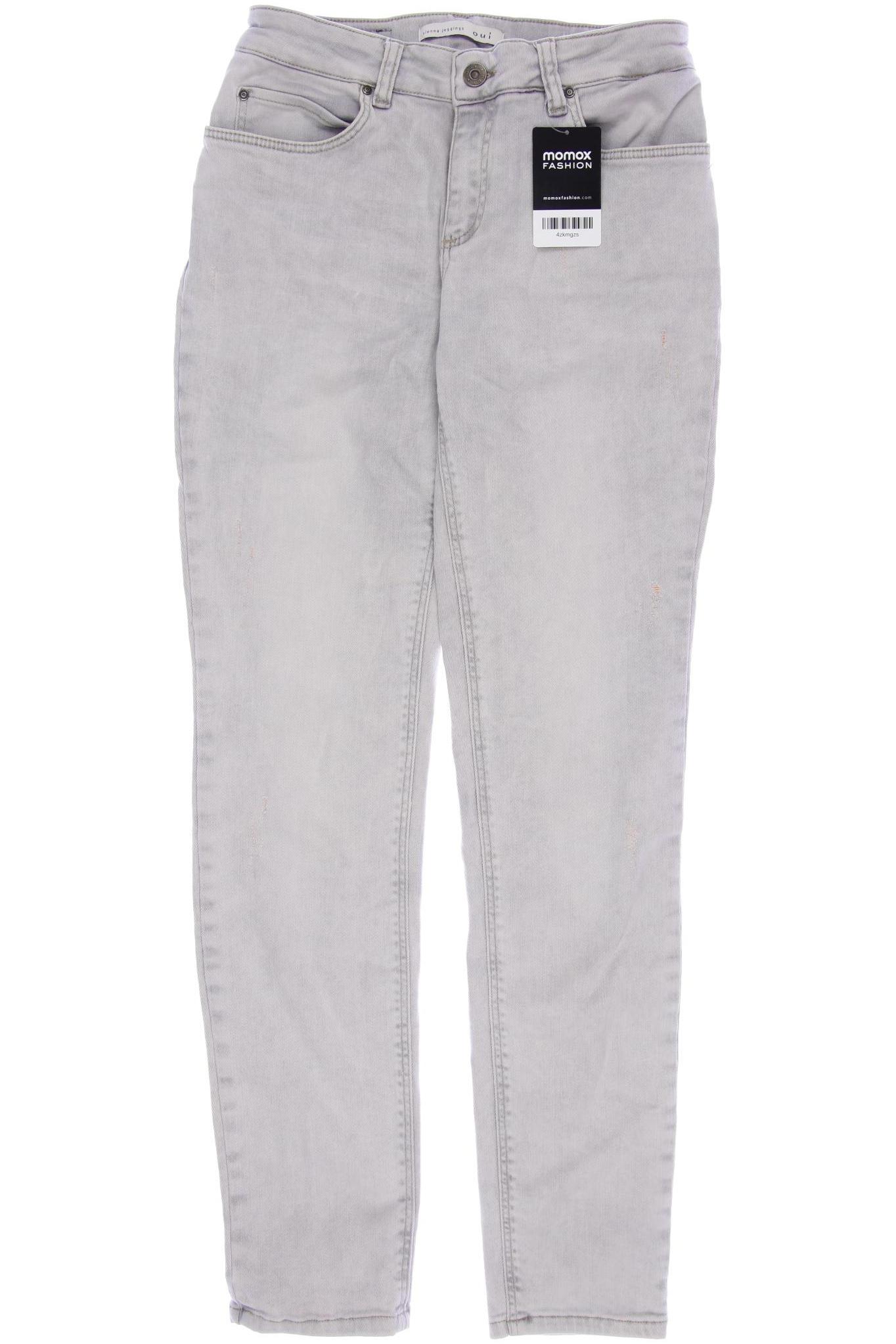 

Oui Damen Jeans, grau, Gr. 38