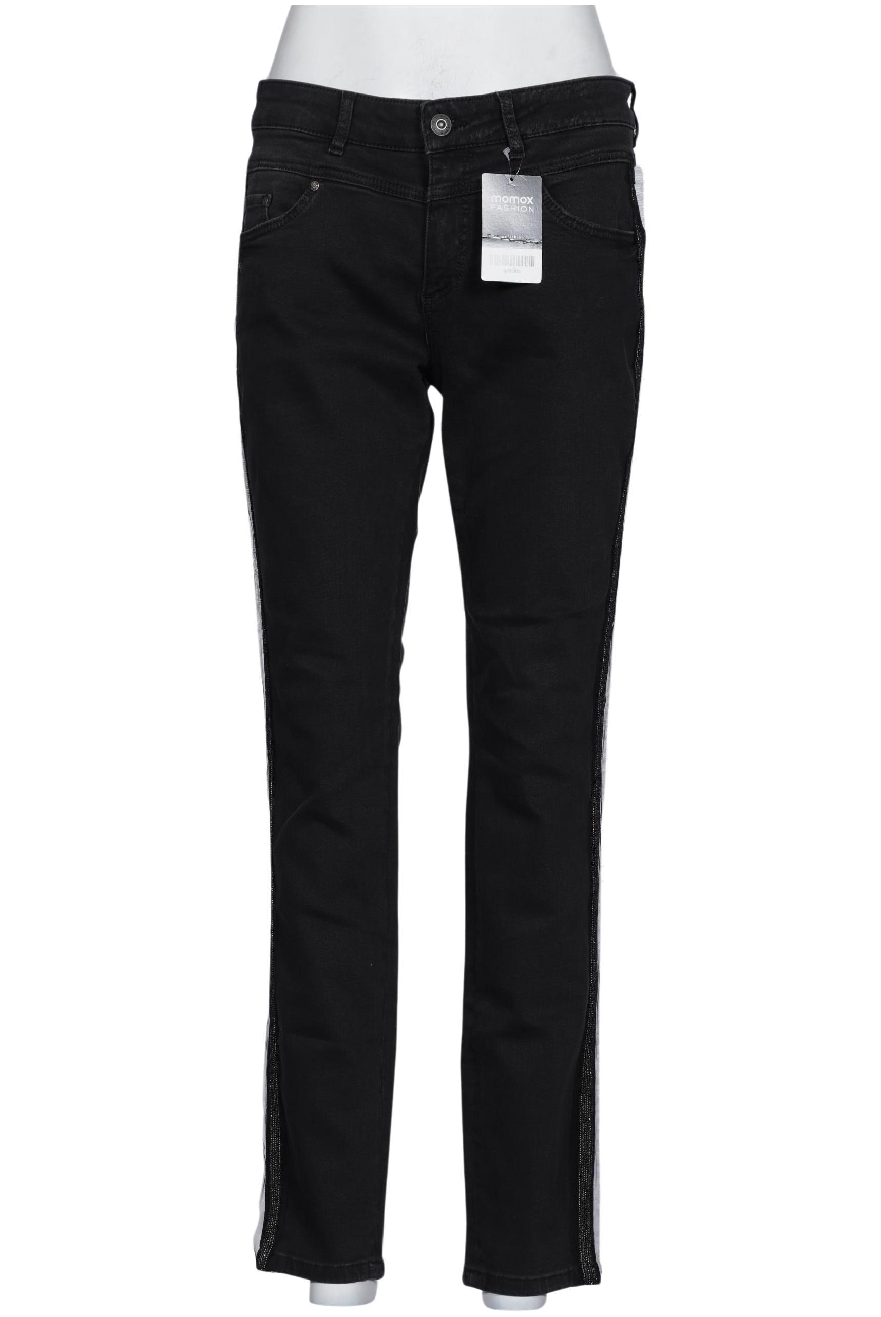 

Oui Damen Jeans, schwarz, Gr. 40