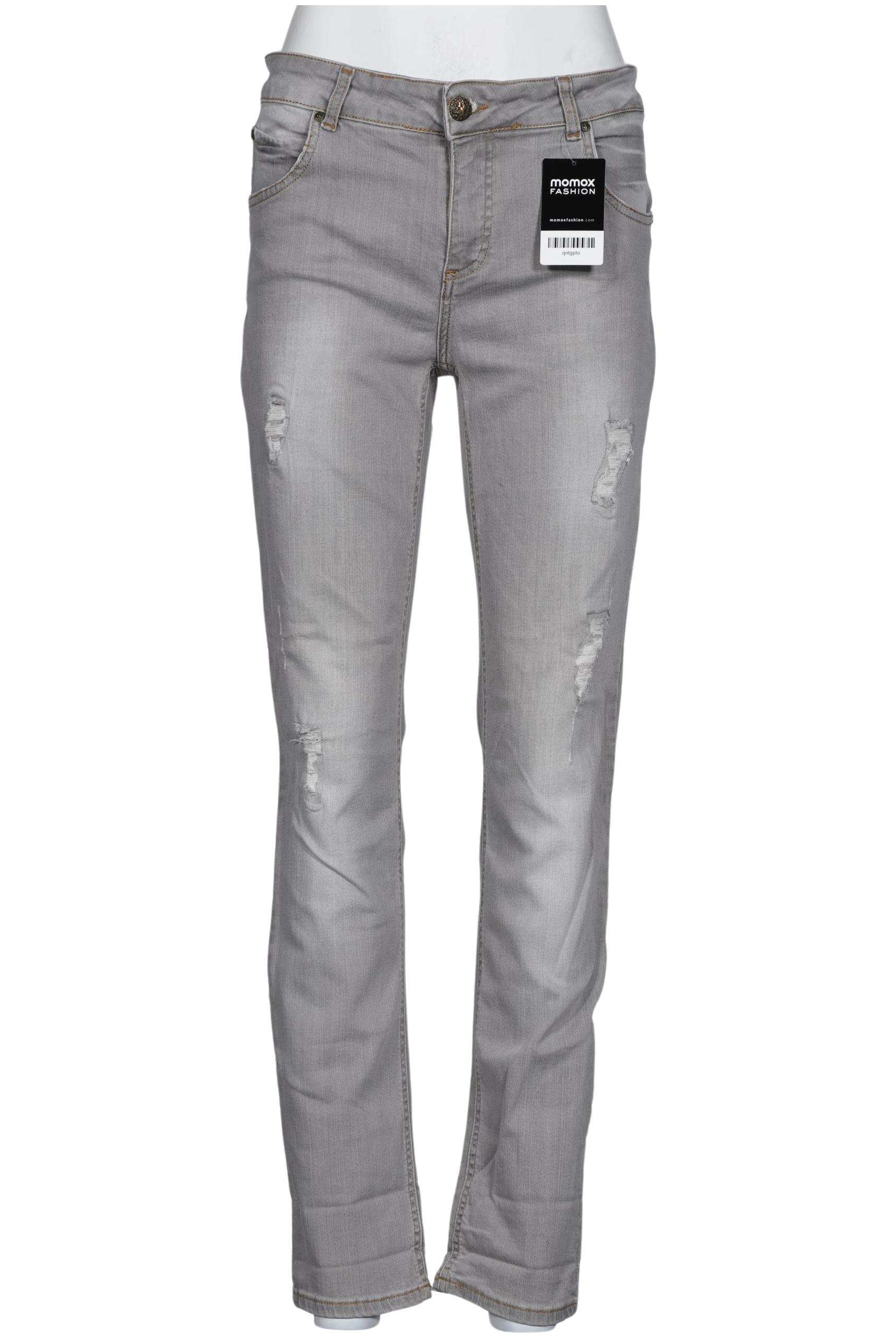 

Oui Damen Jeans, grau, Gr. 40