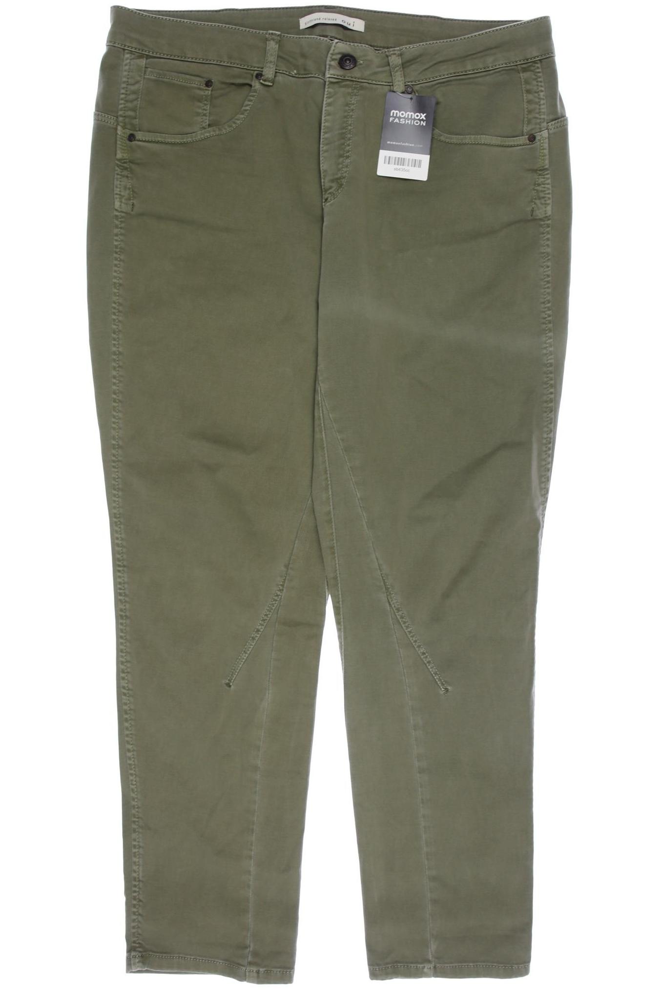 

Oui Damen Jeans, grün, Gr. 42