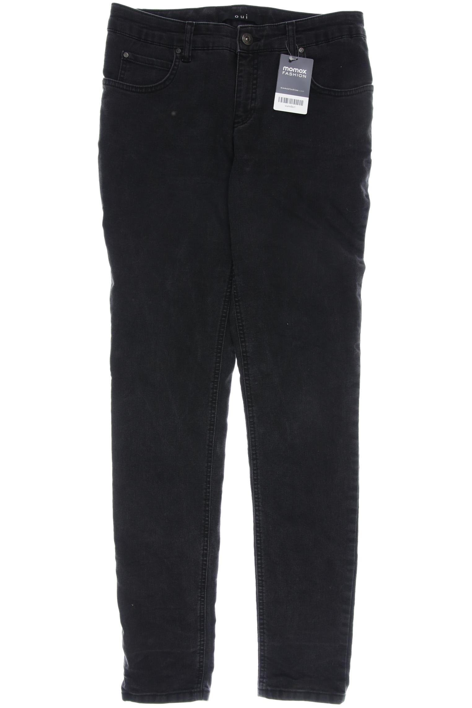 

Oui Damen Jeans, schwarz, Gr. 38