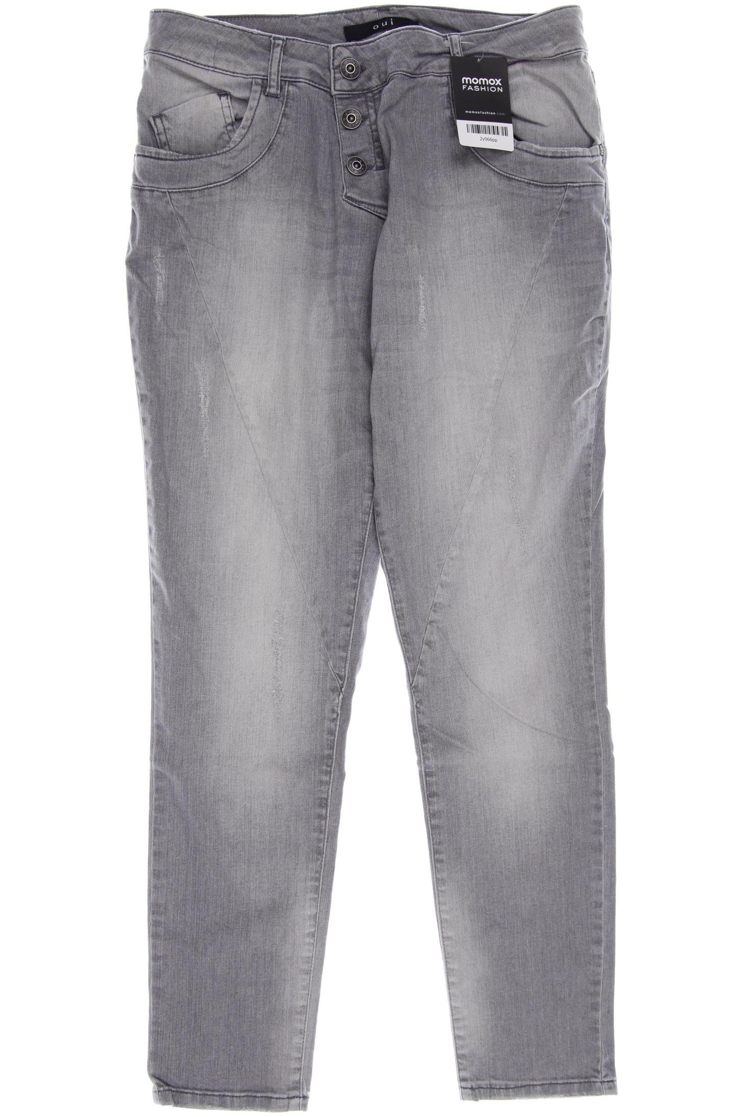 

Oui Damen Jeans, grau, Gr. 36