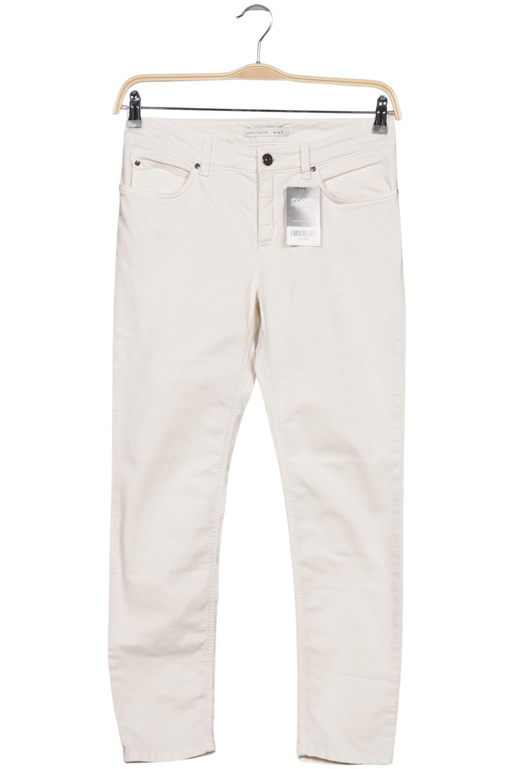 

Oui Damen Jeans, cremeweiß, Gr. 38