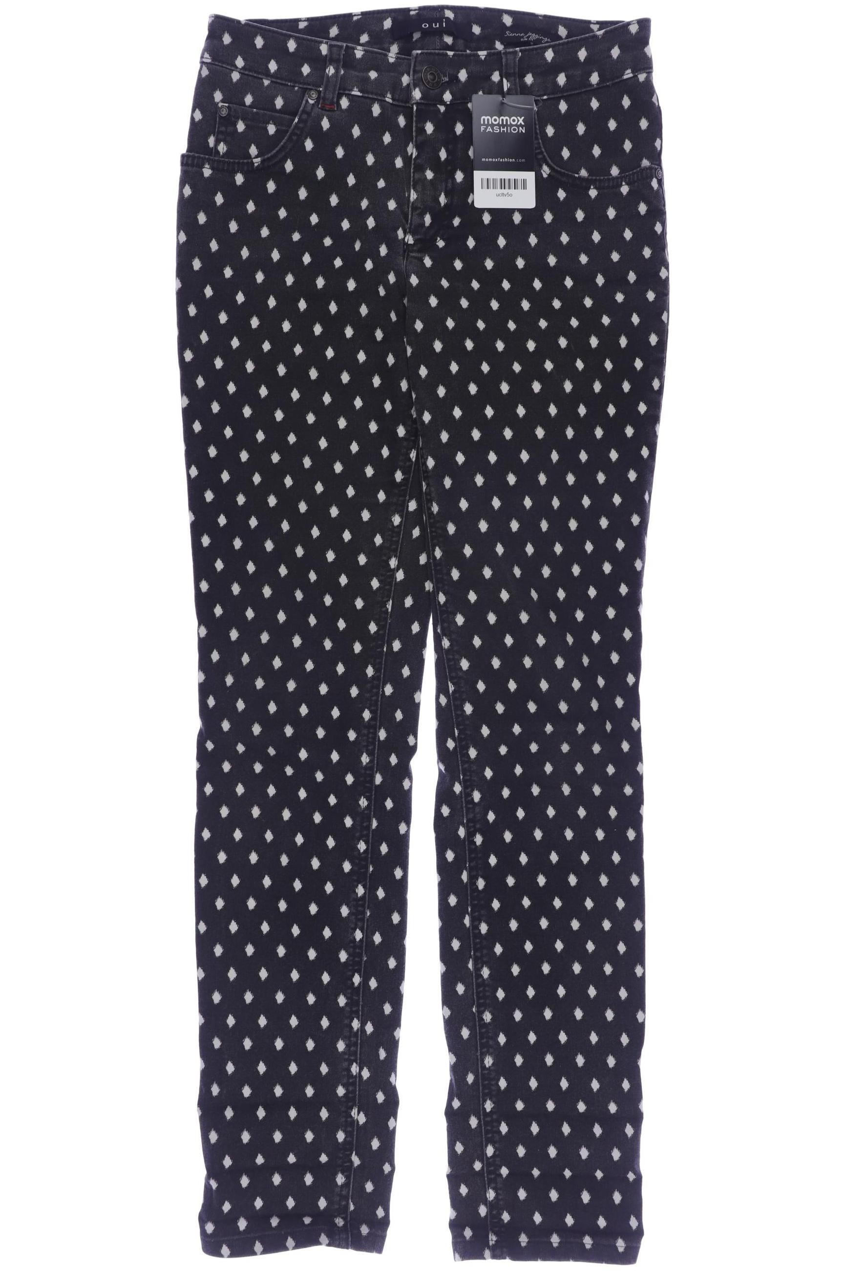 

Oui Damen Jeans, schwarz, Gr. 36