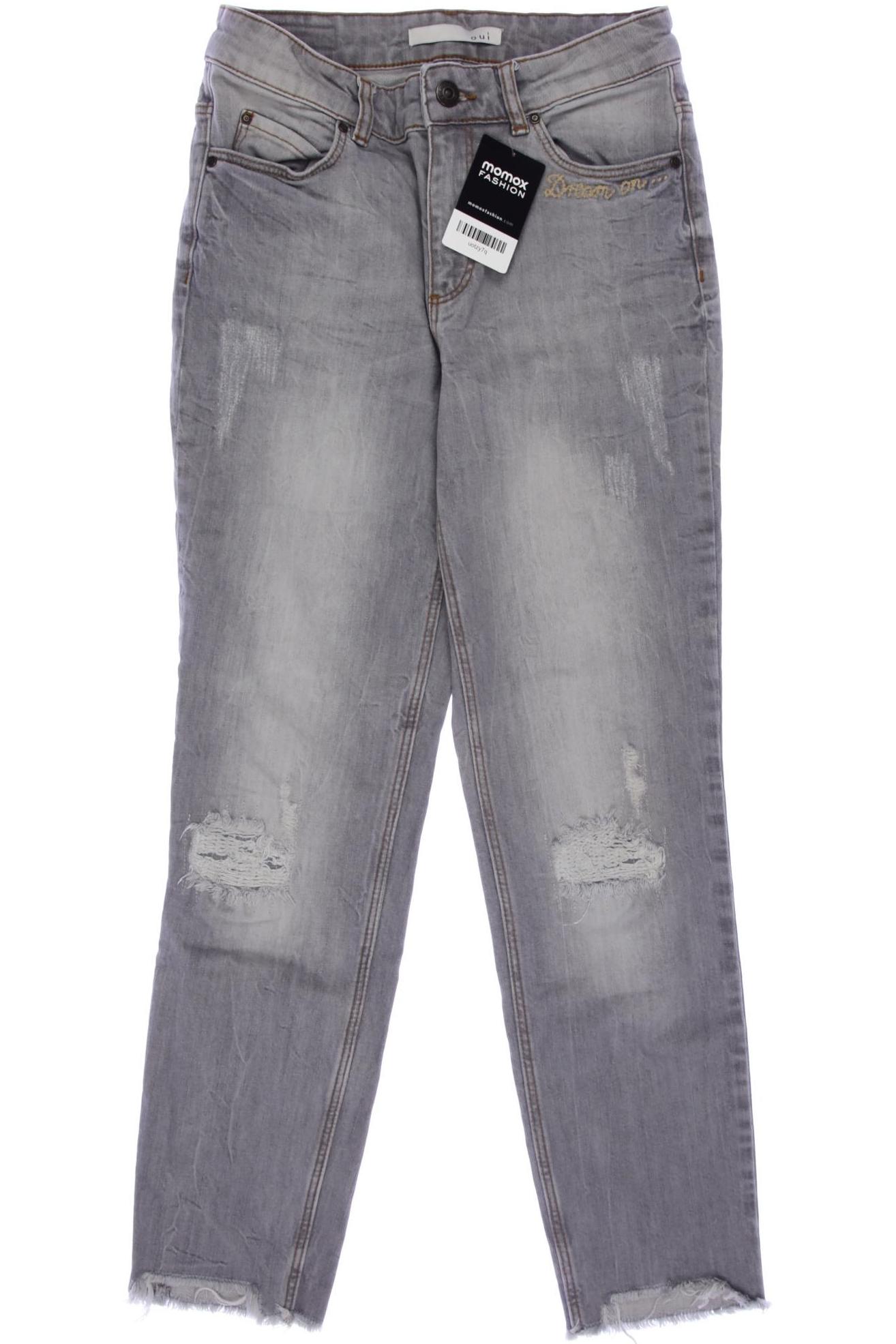 

Oui Damen Jeans, grau, Gr. 27