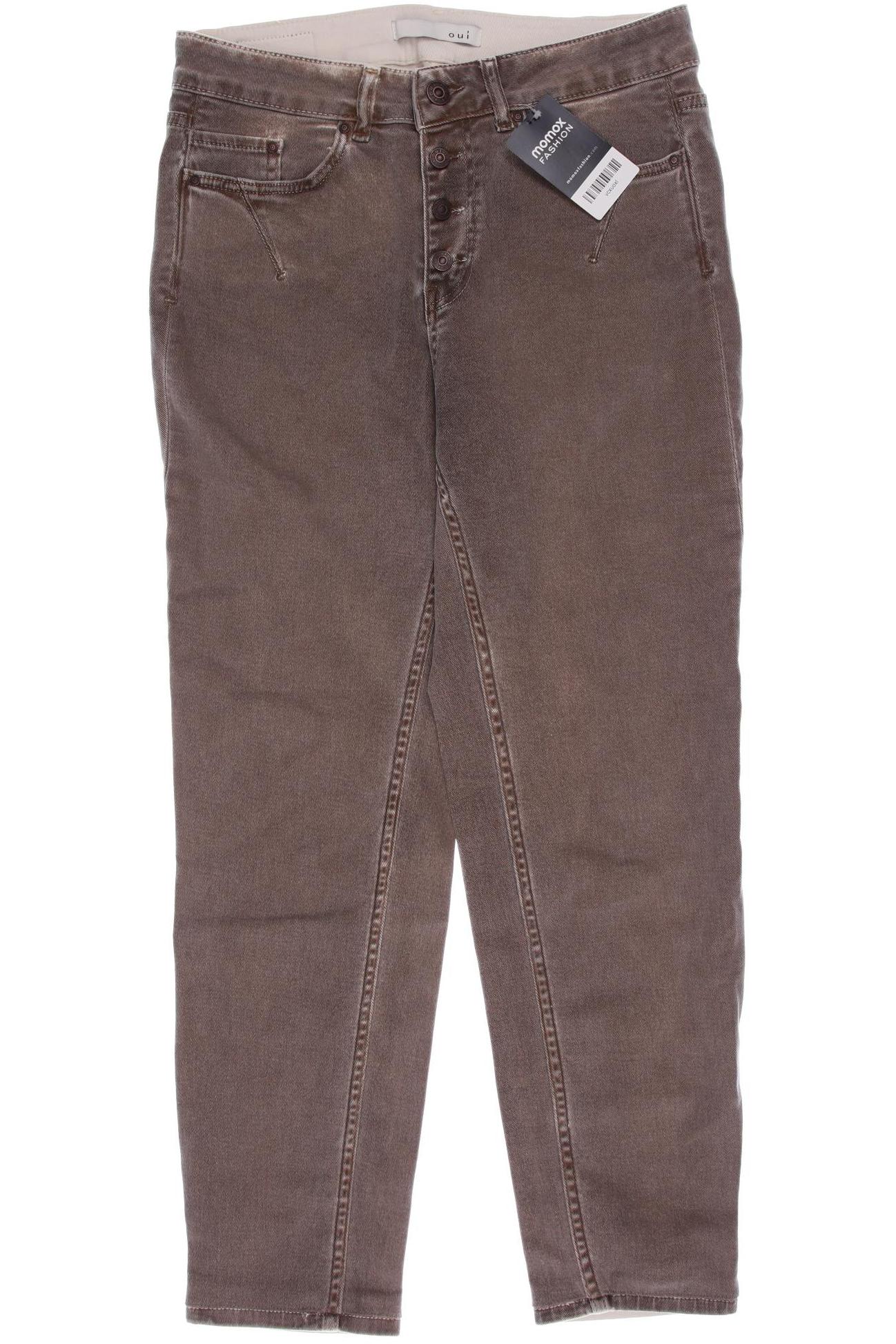 

Oui Damen Jeans, braun