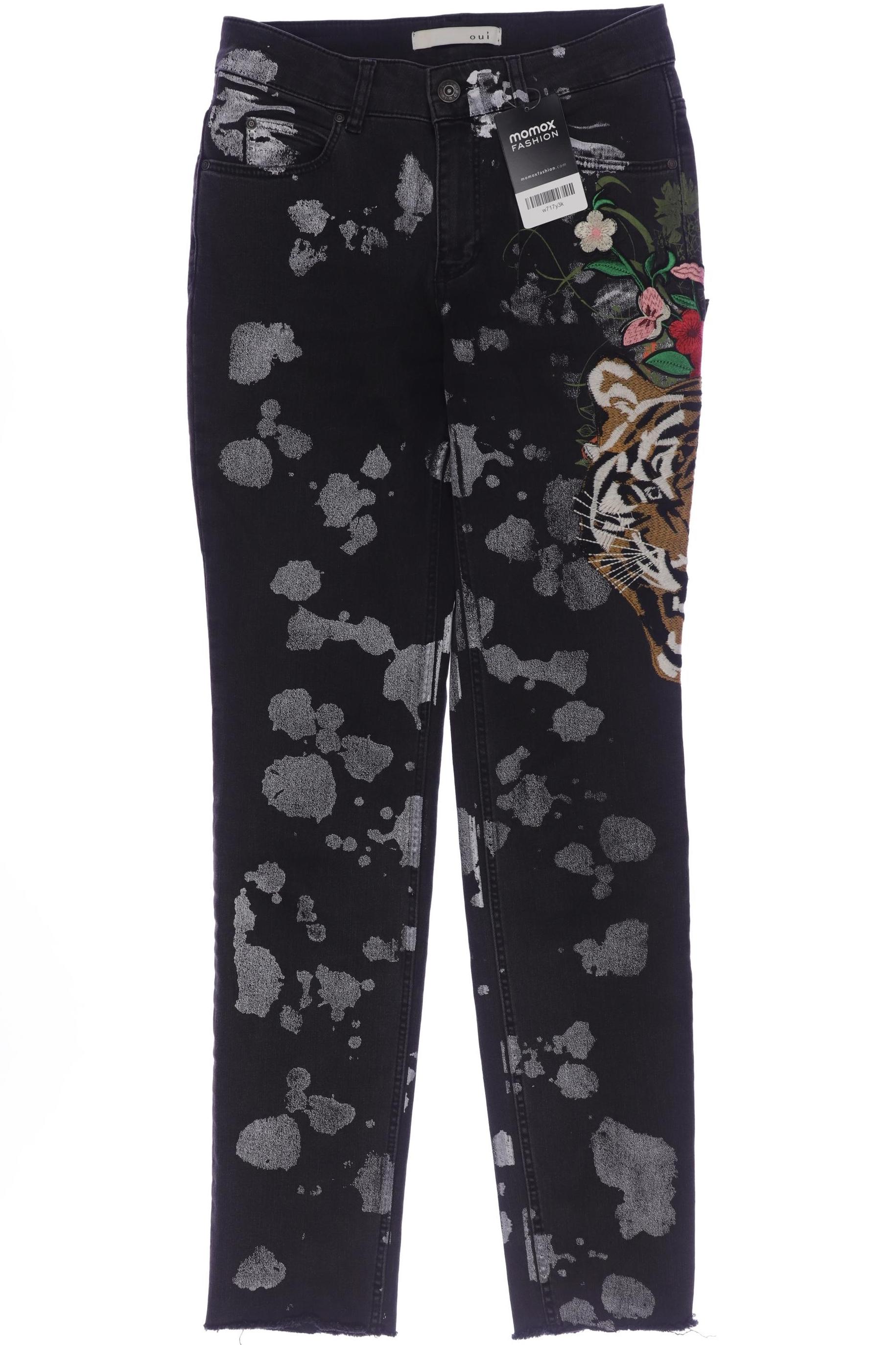 

Oui Damen Jeans, grau, Gr. 34