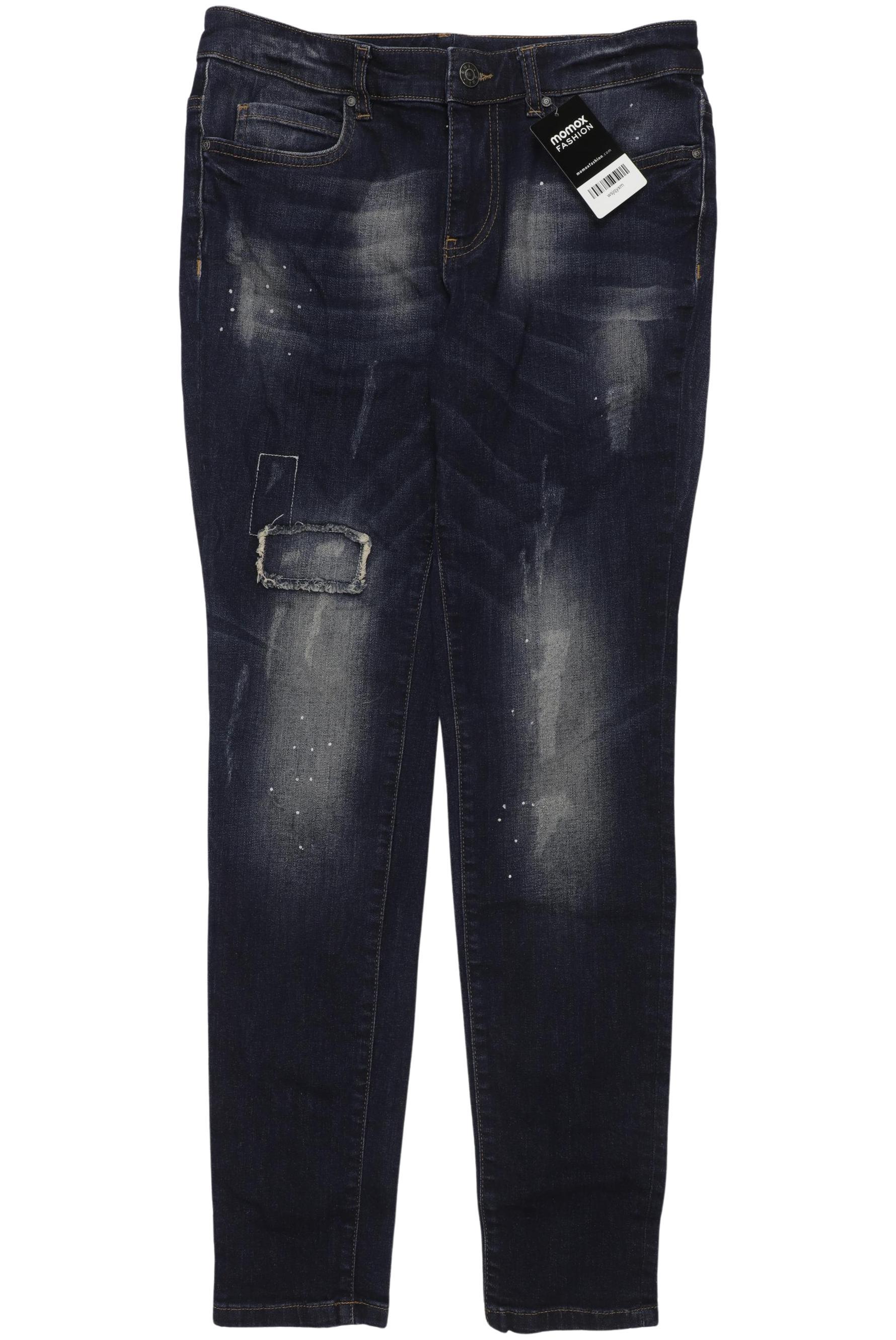 

Oui Damen Jeans, marineblau, Gr. 34