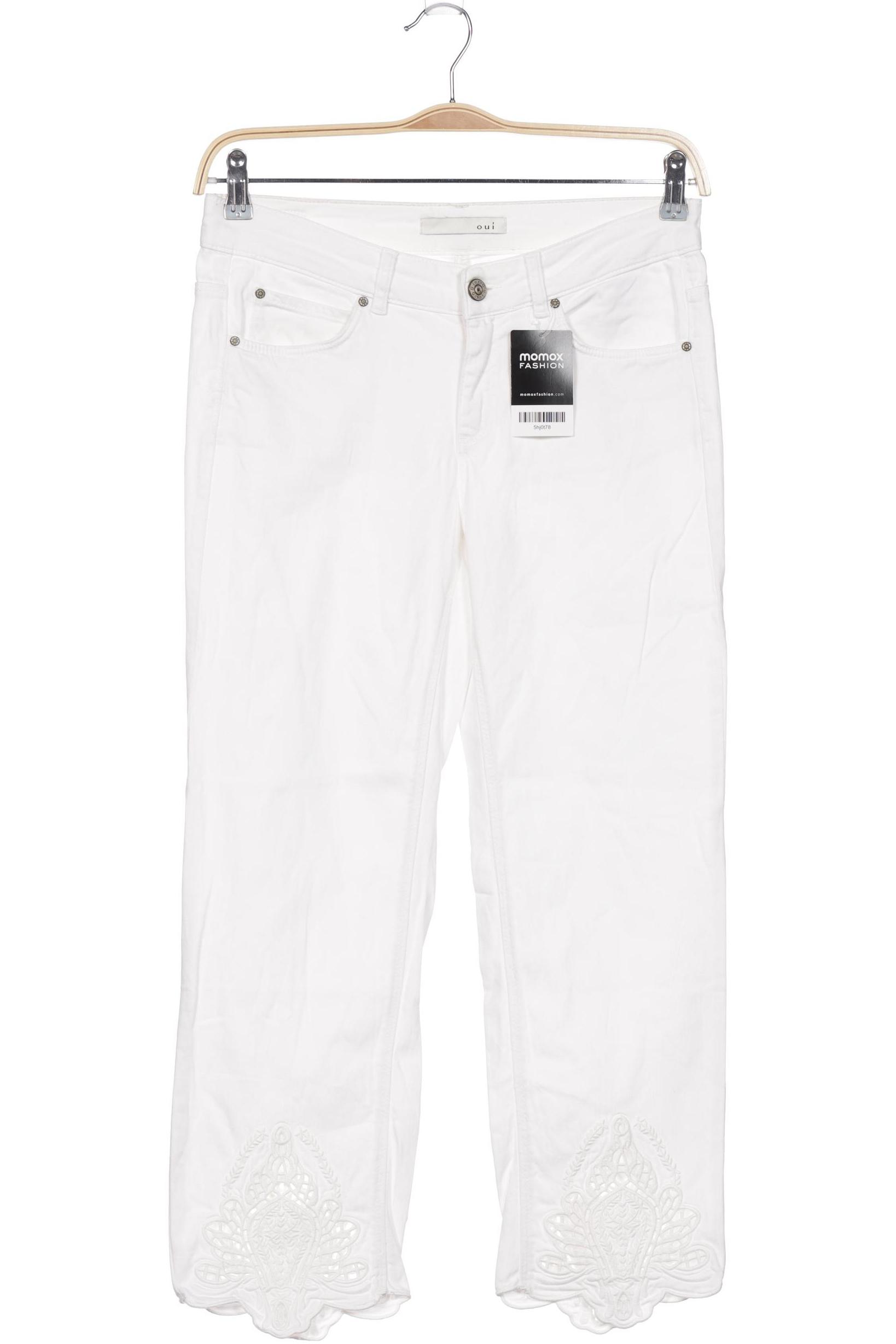 

Oui Damen Jeans, weiß, Gr. 38