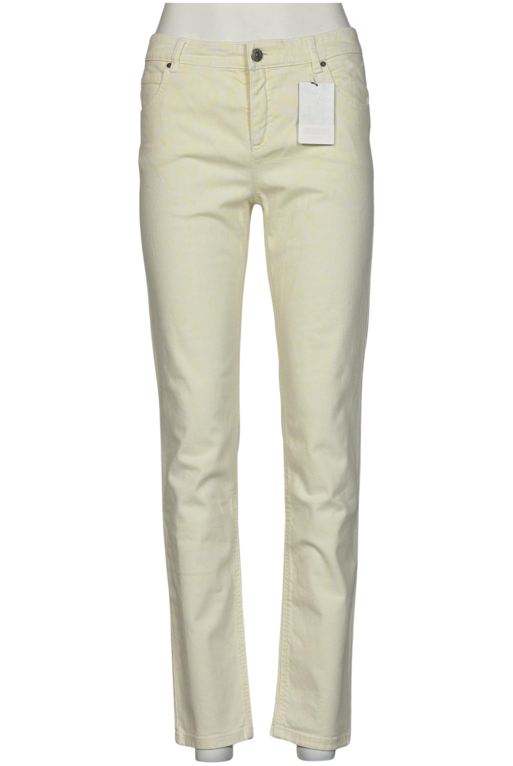 

Oui Damen Jeans, cremeweiß, Gr. 40