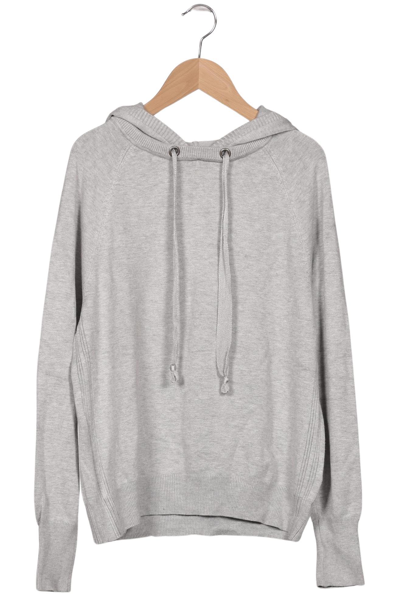 

Oui Damen Kapuzenpullover, grau, Gr. 38