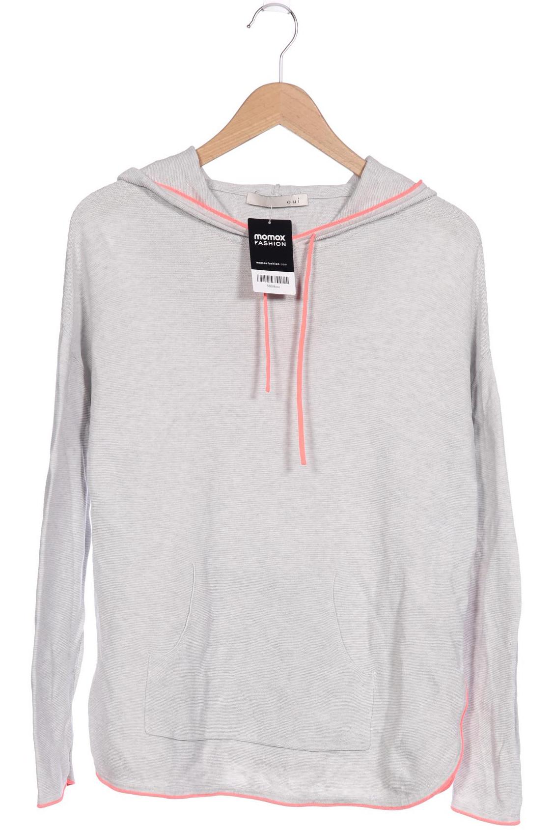 

Oui Damen Kapuzenpullover, grau