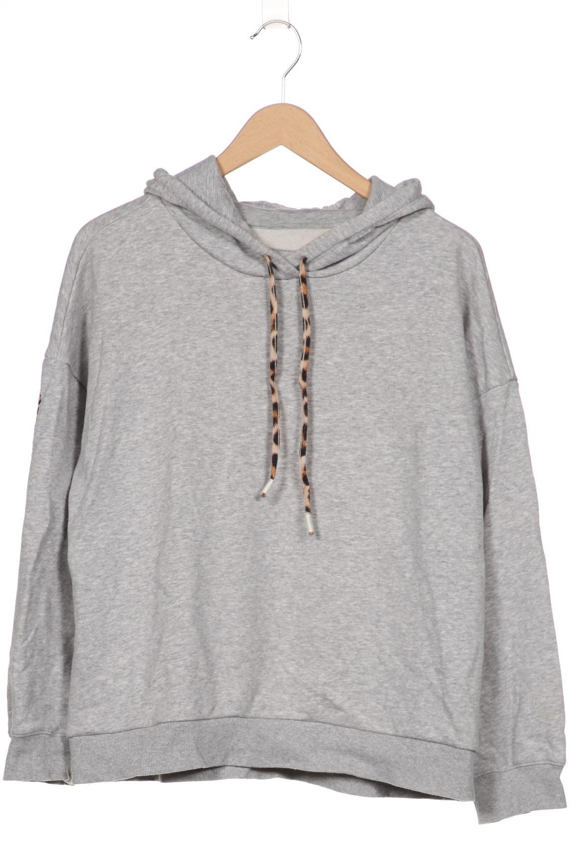 

Oui Damen Kapuzenpullover, grau