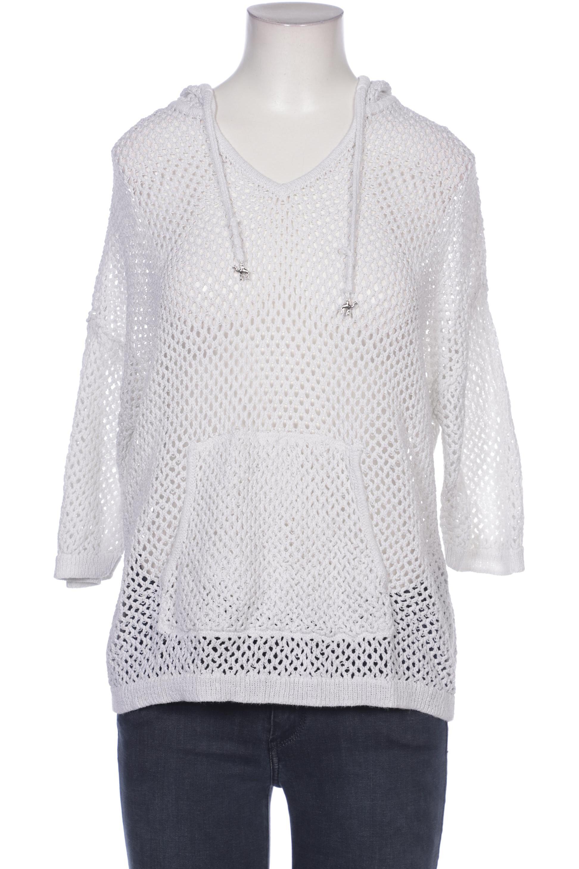 

Oui Damen Kapuzenpullover, weiß, Gr. 38
